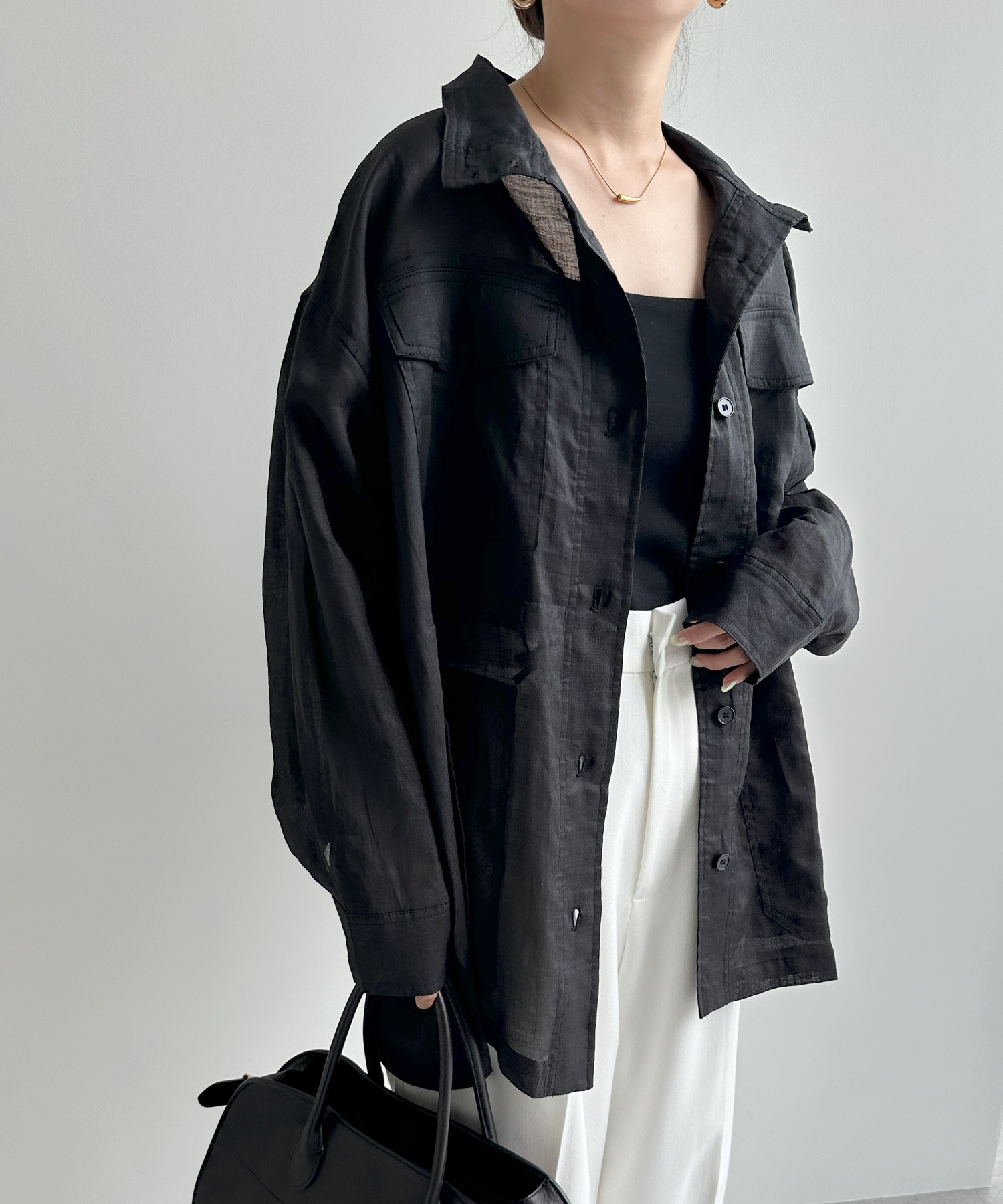 ラミーシャツブルゾン