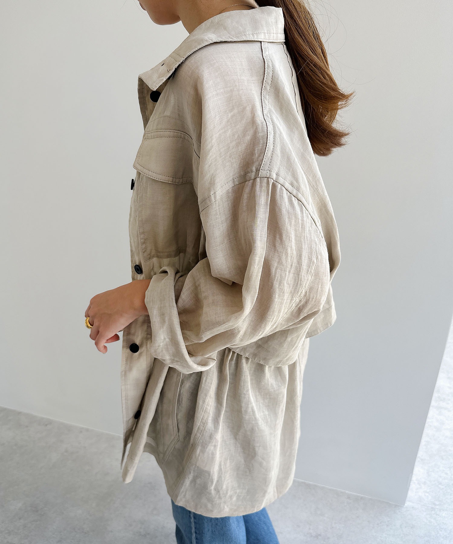 ラミーシャツブルゾン