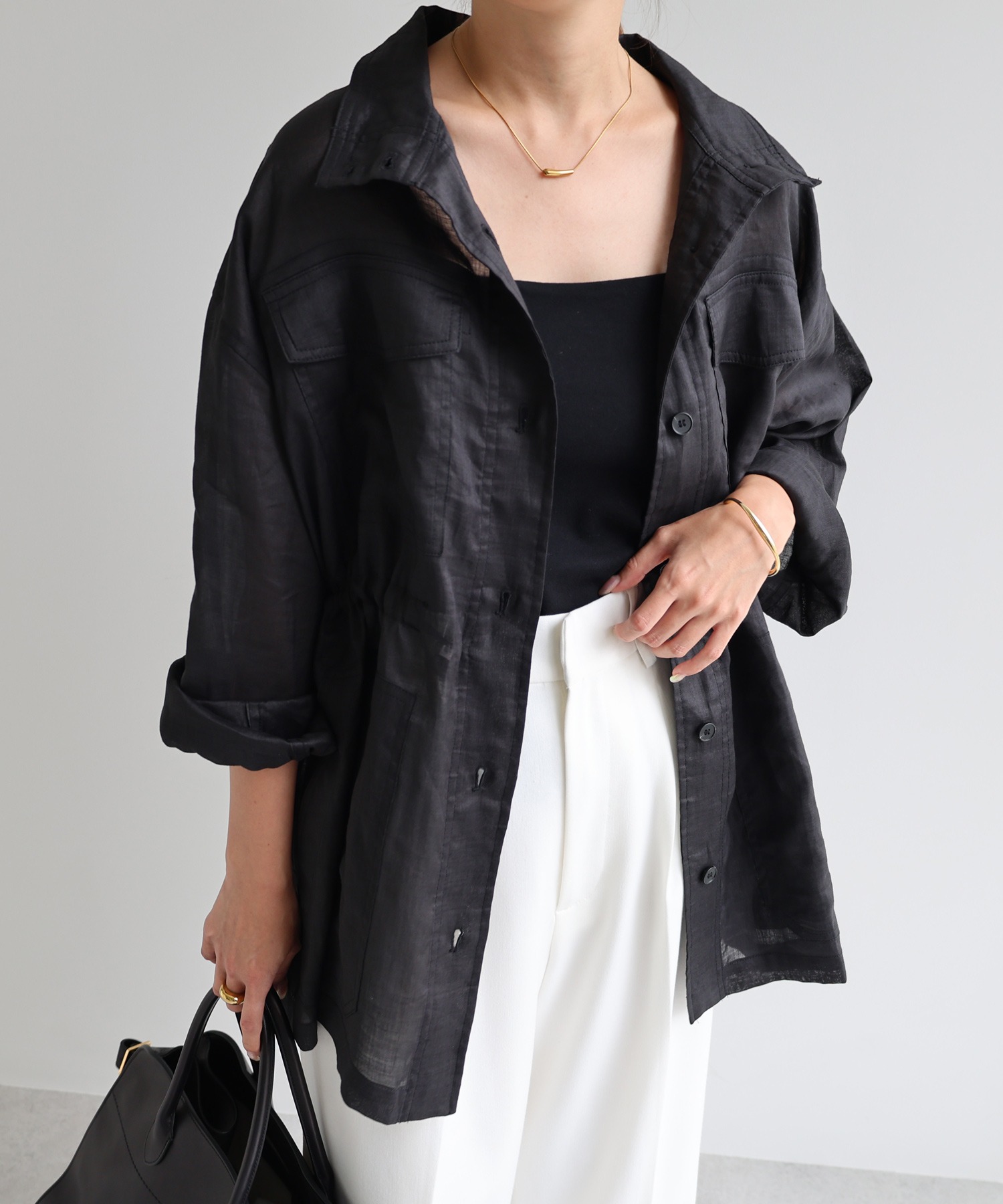 ラミーシャツブルゾン