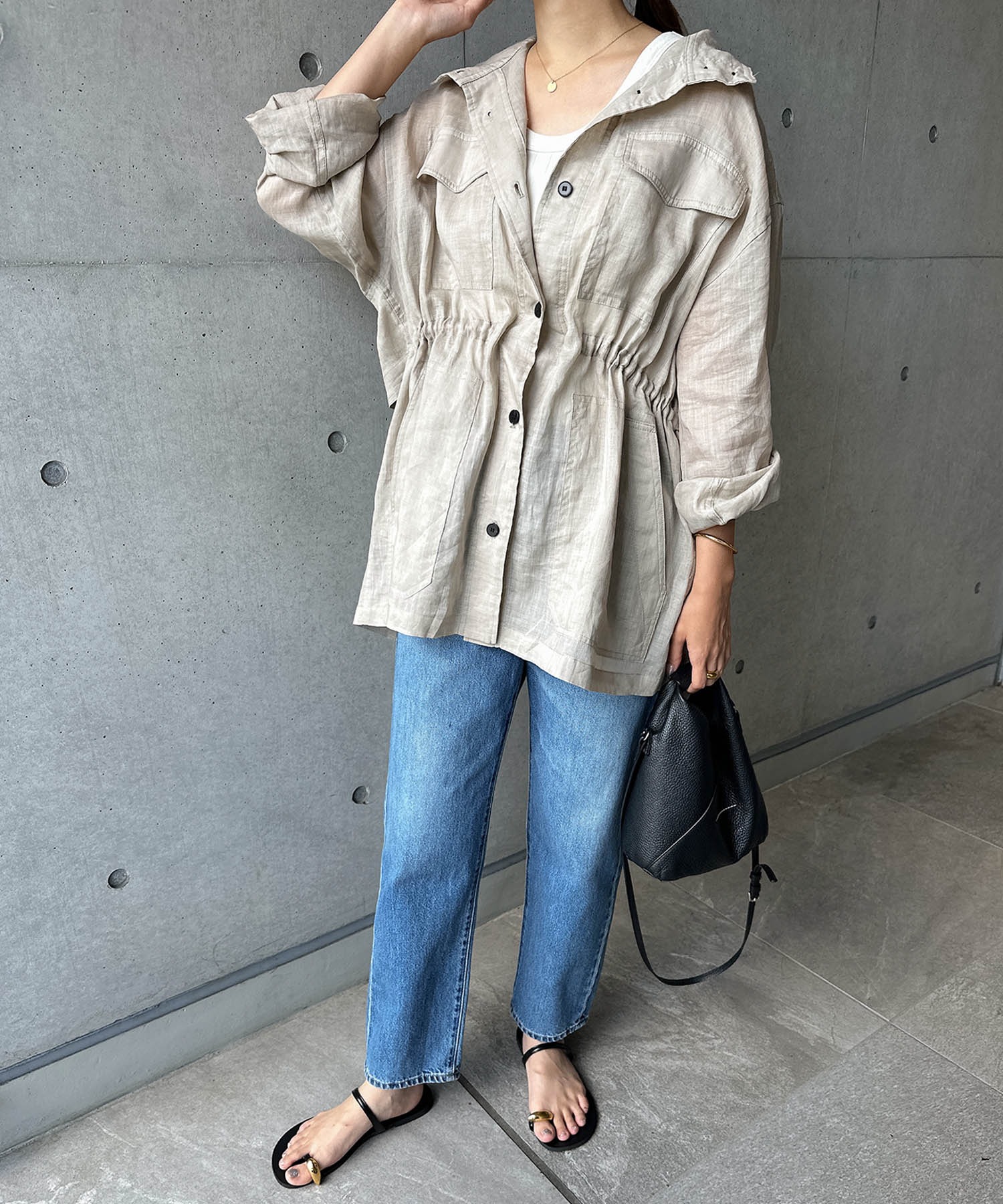 ラミーシャツブルゾン