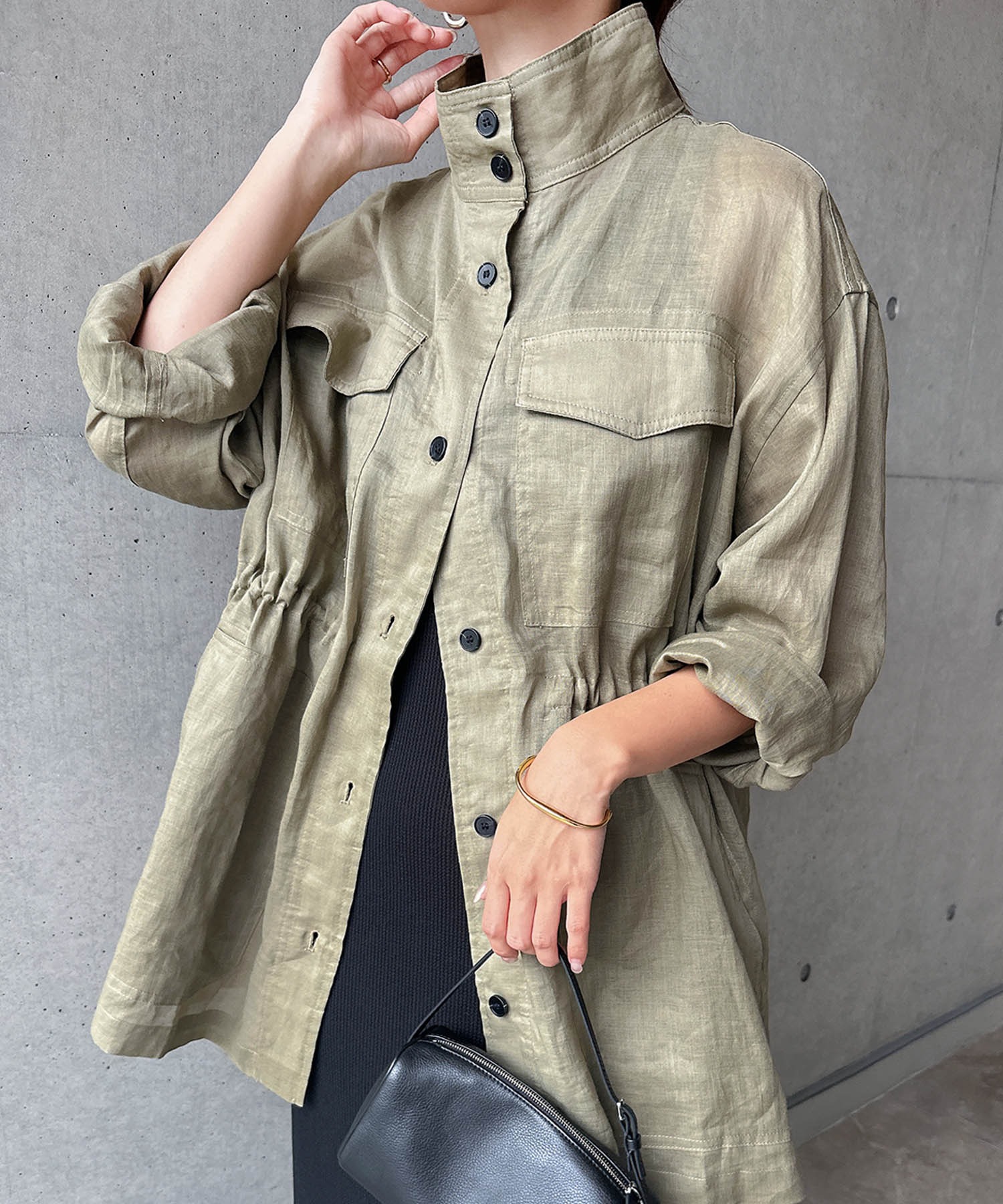 ラミーシャツブルゾン