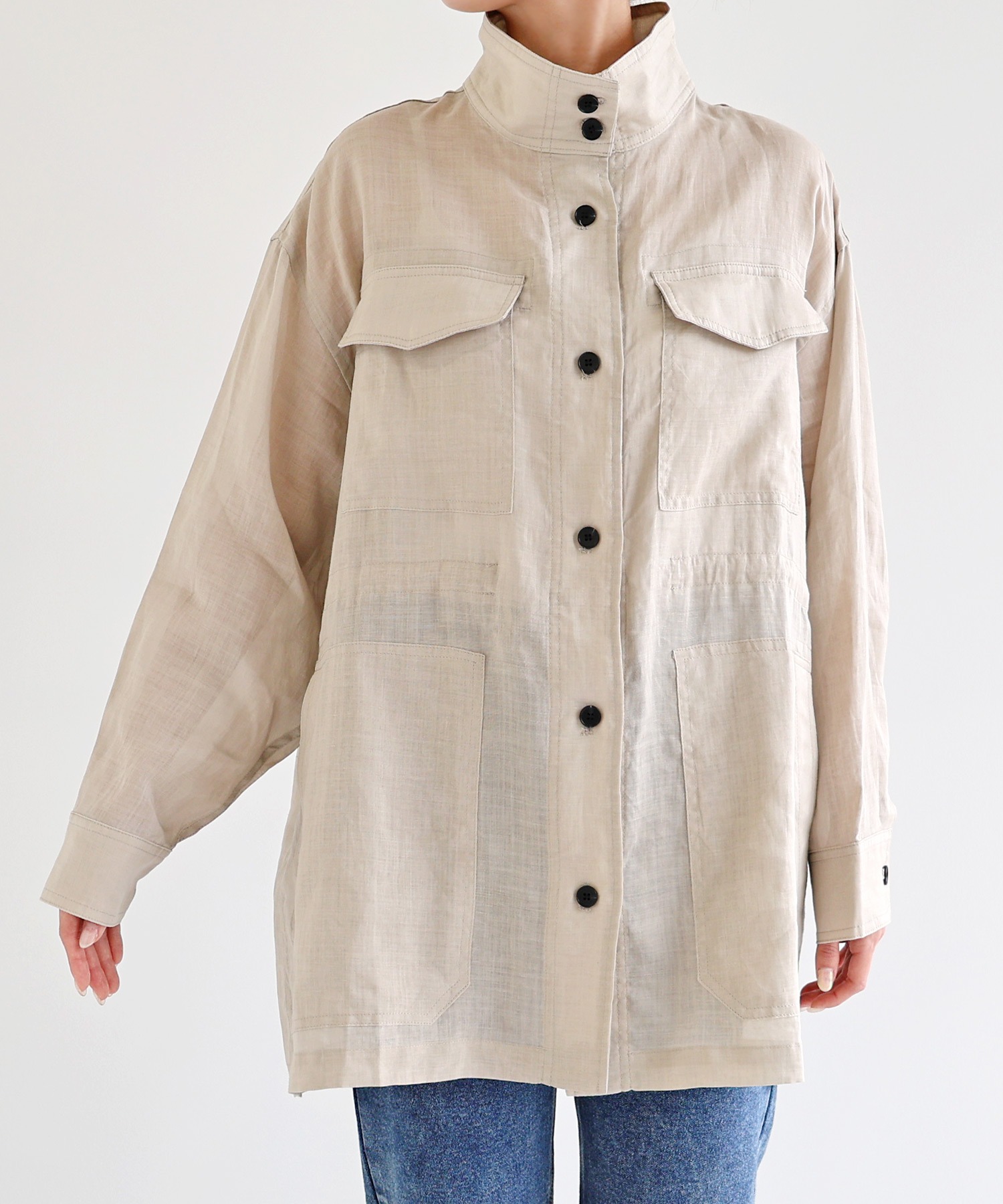 ラミーシャツブルゾン