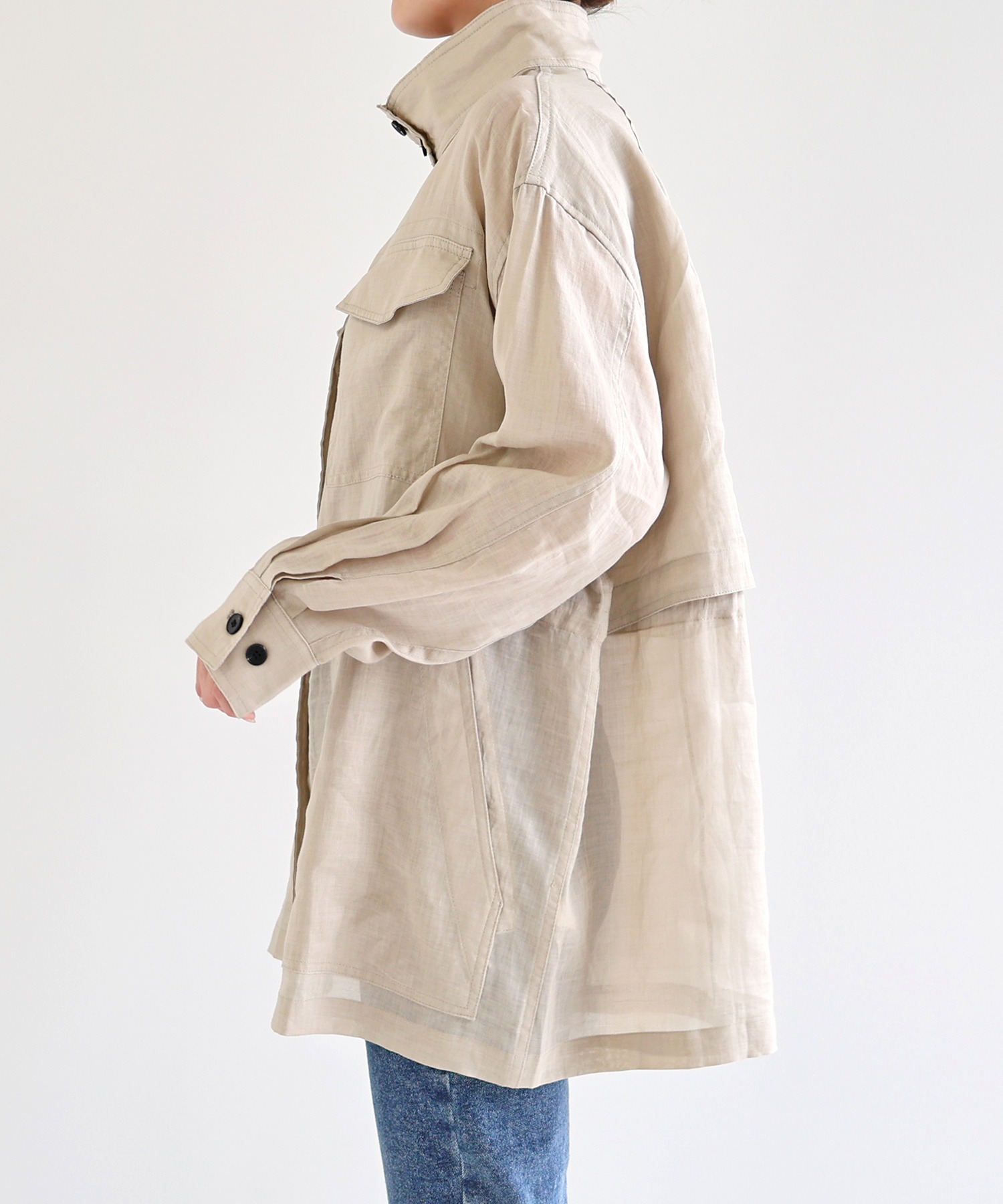 ラミーシャツブルゾン