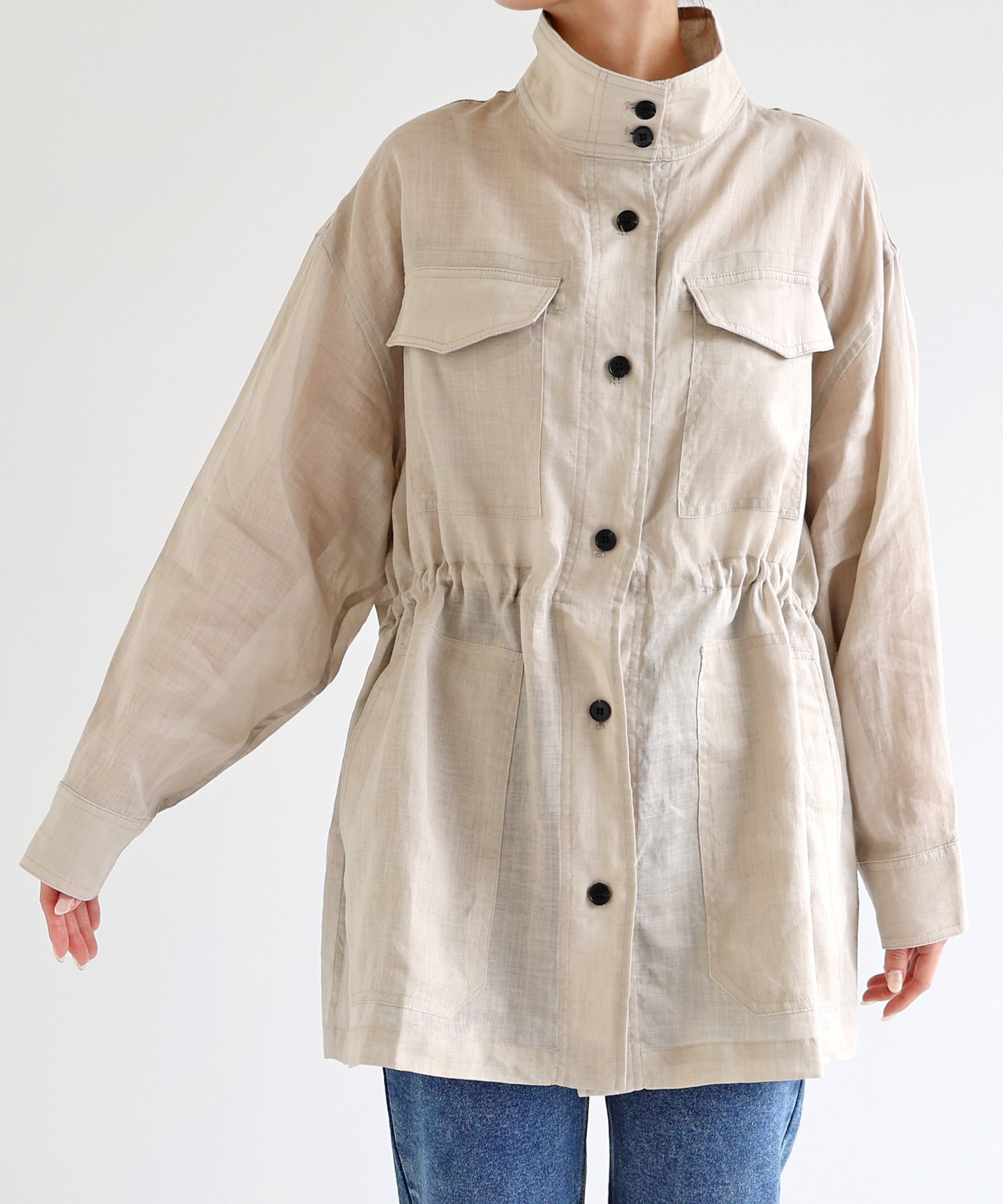 ラミーシャツブルゾン