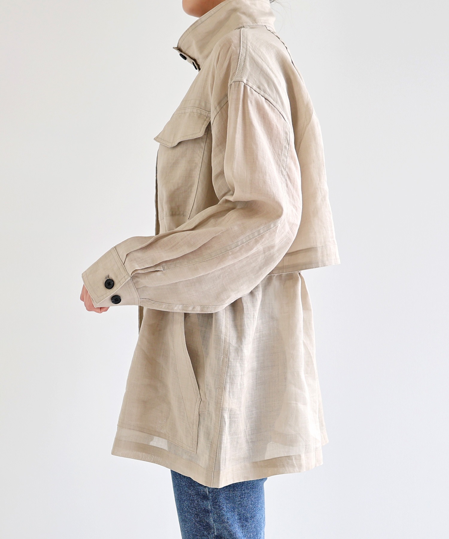 ラミーシャツブルゾン