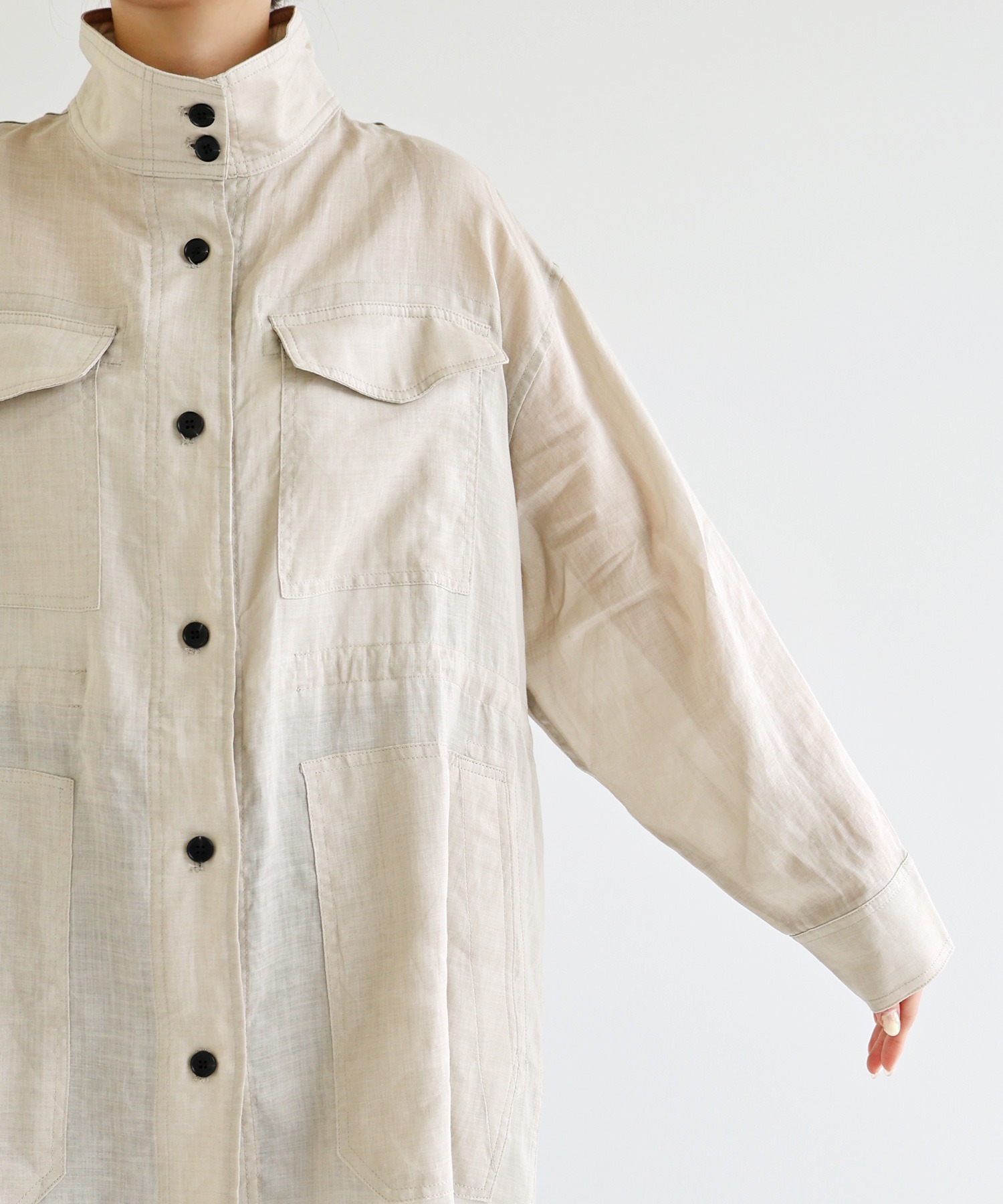 ラミーシャツブルゾン