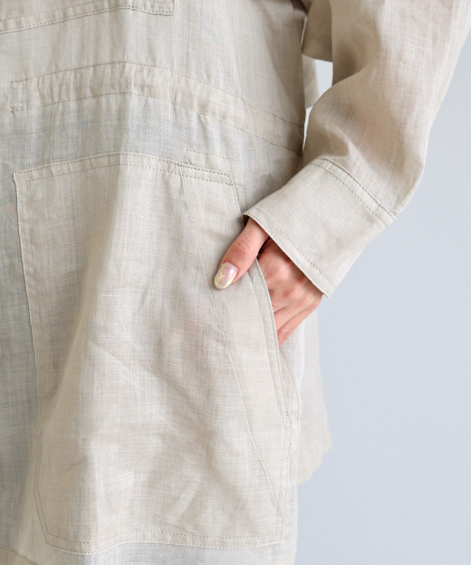 ラミーシャツブルゾン