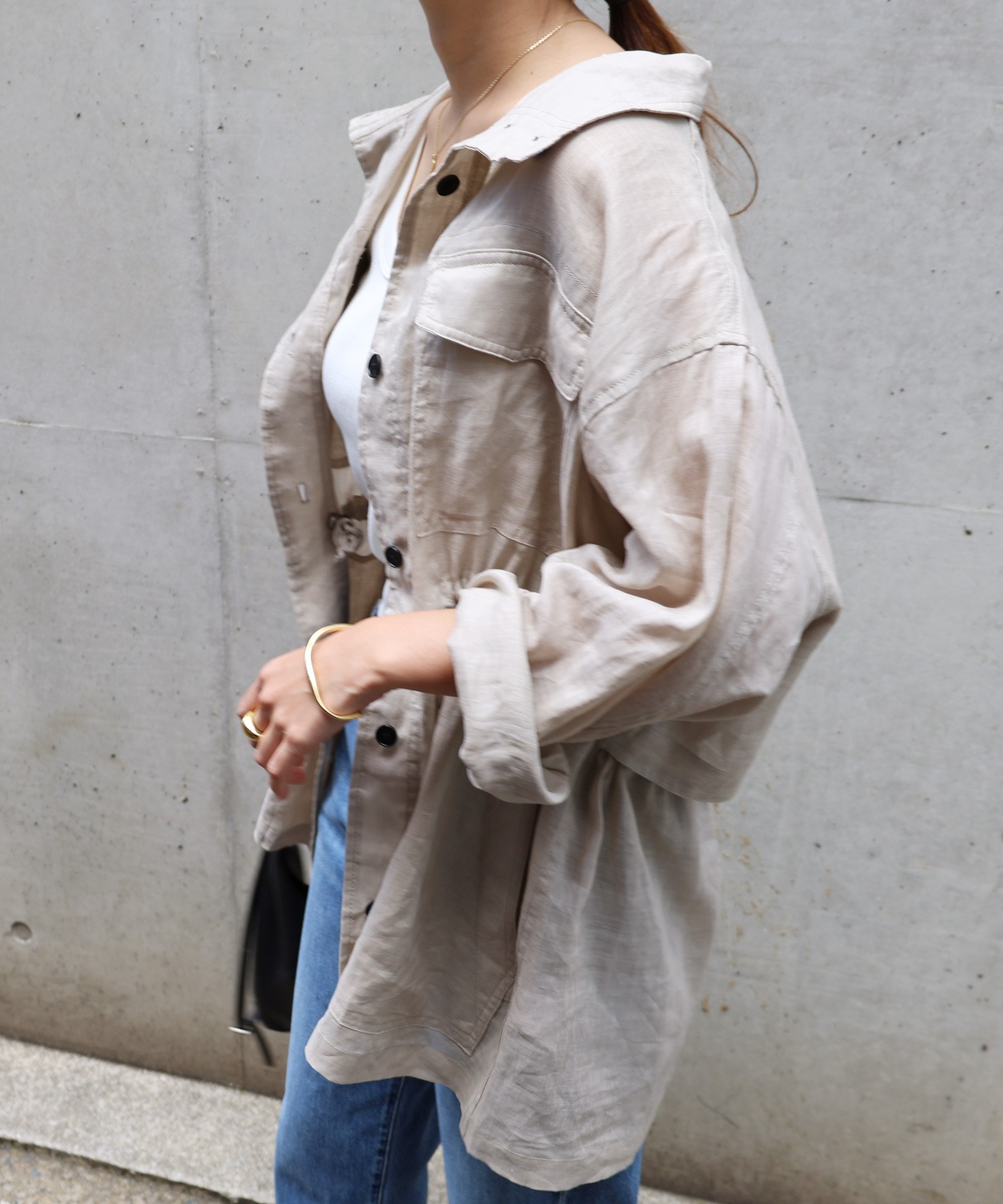 ラミーシャツブルゾン