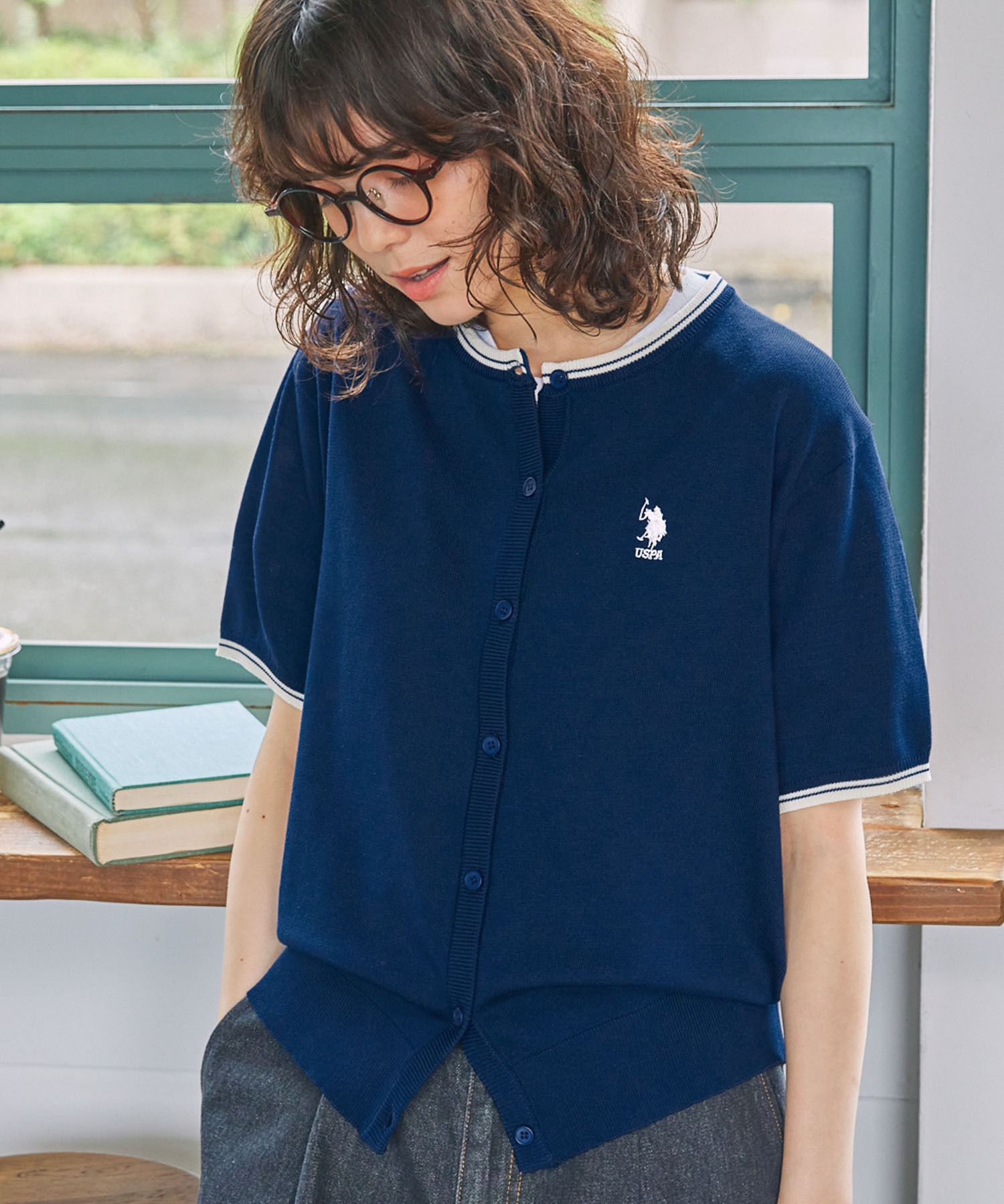 U.S. POLO ASSN. / ユーエスポロアッスン ワンポイント刺繍 配色