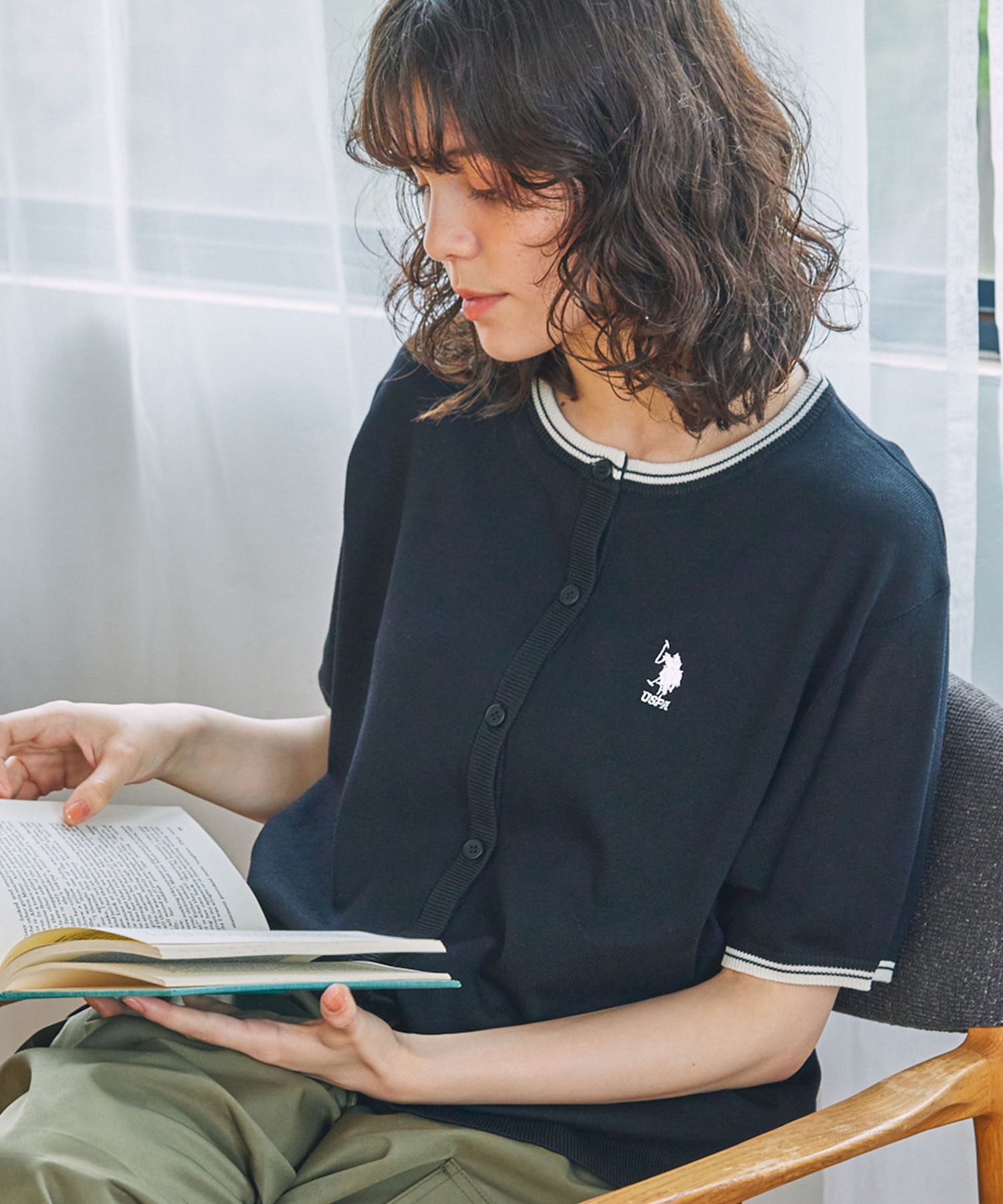 U.S. POLO ASSN. / ユーエスポロアッスン ワンポイント刺繍 配色