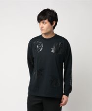 HYS SCRATCH リブ付Tシャツ