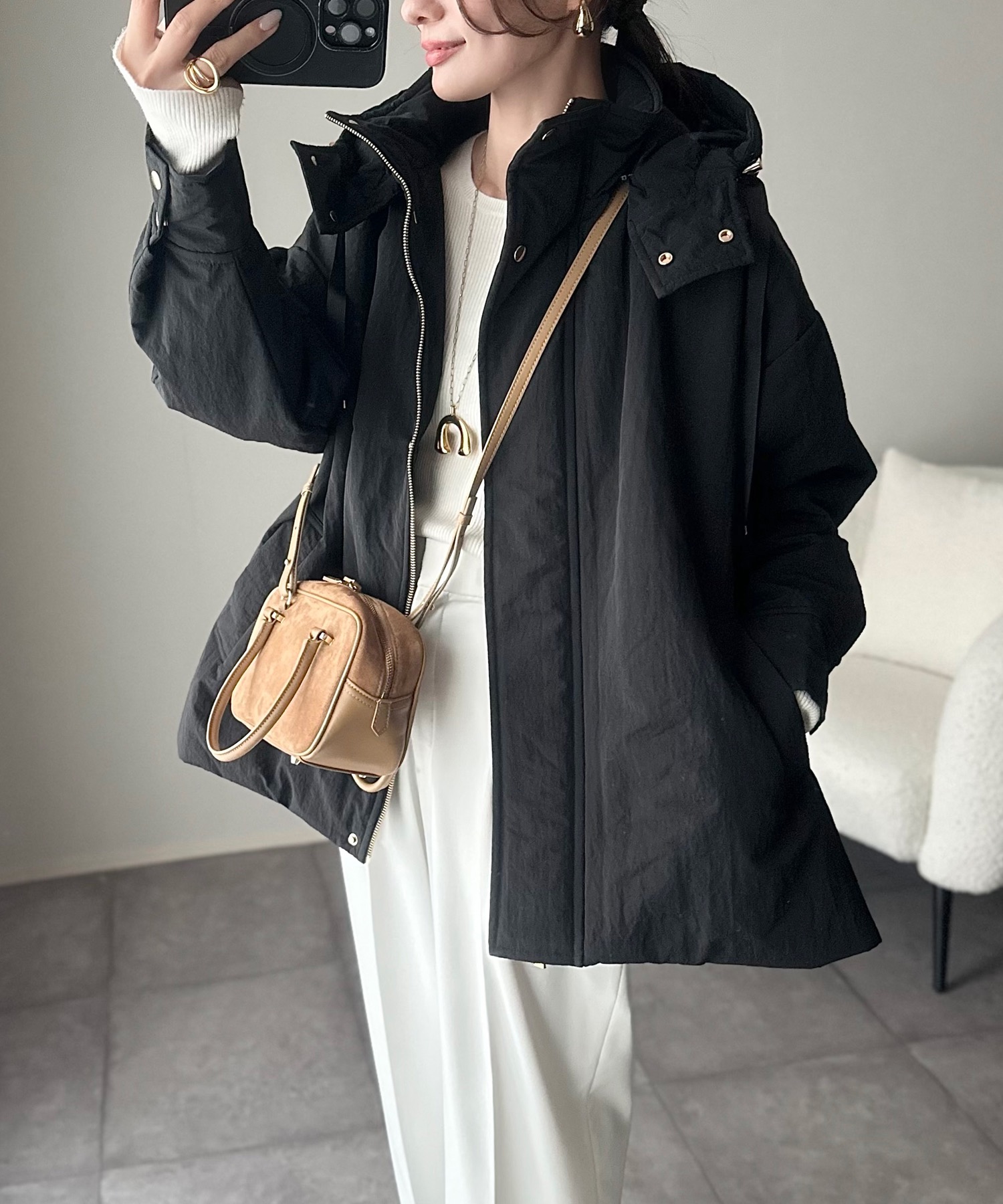 3wayパファーフレアオーバーコート Emma Taylor│STYLEDOOR スタイルドア