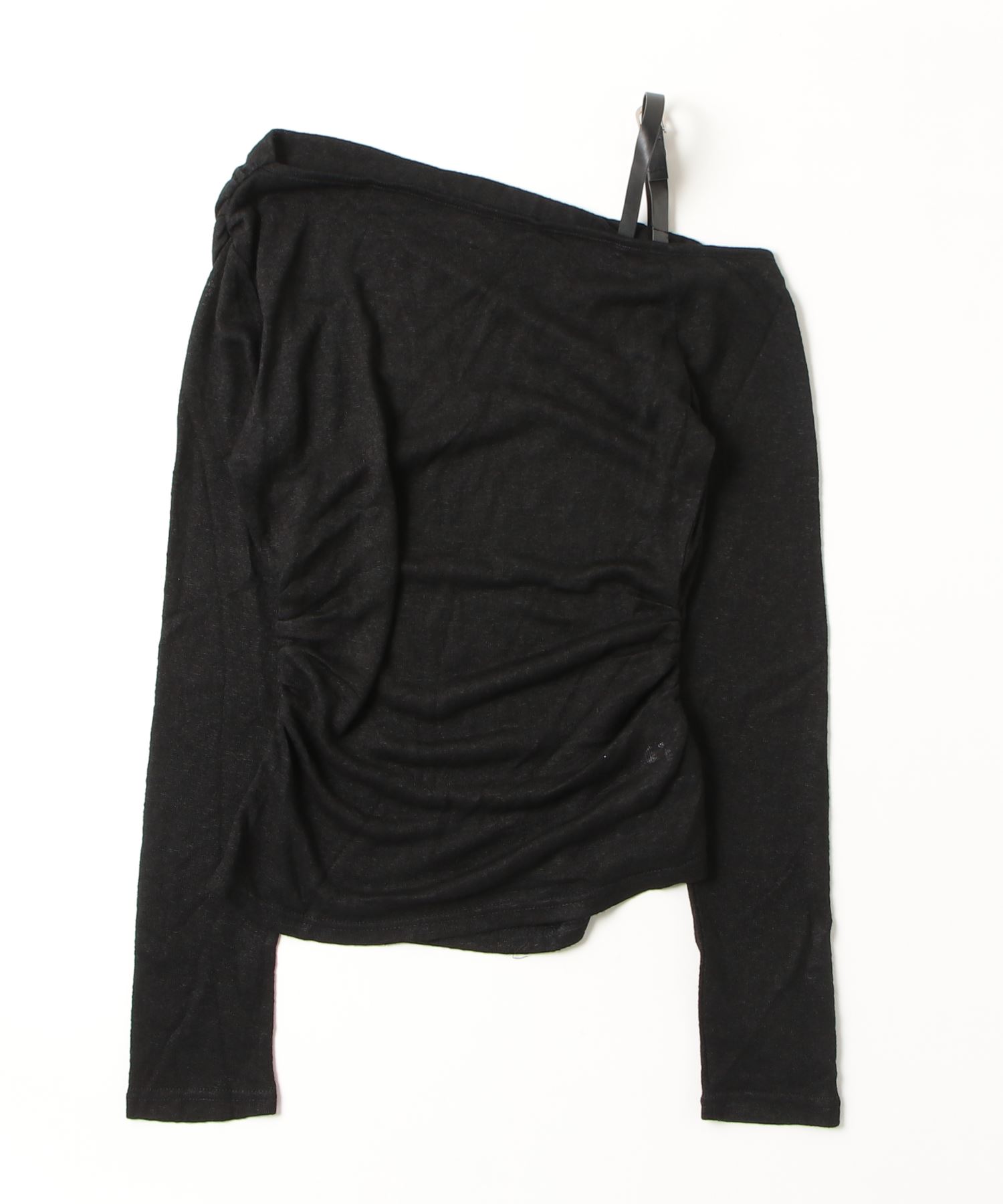 ♡美品♡ADEAM オフショルダートップス A'GEM/9 × .kom 『.KOM/ドットケーオーエム』 Belted Off-Shoulder