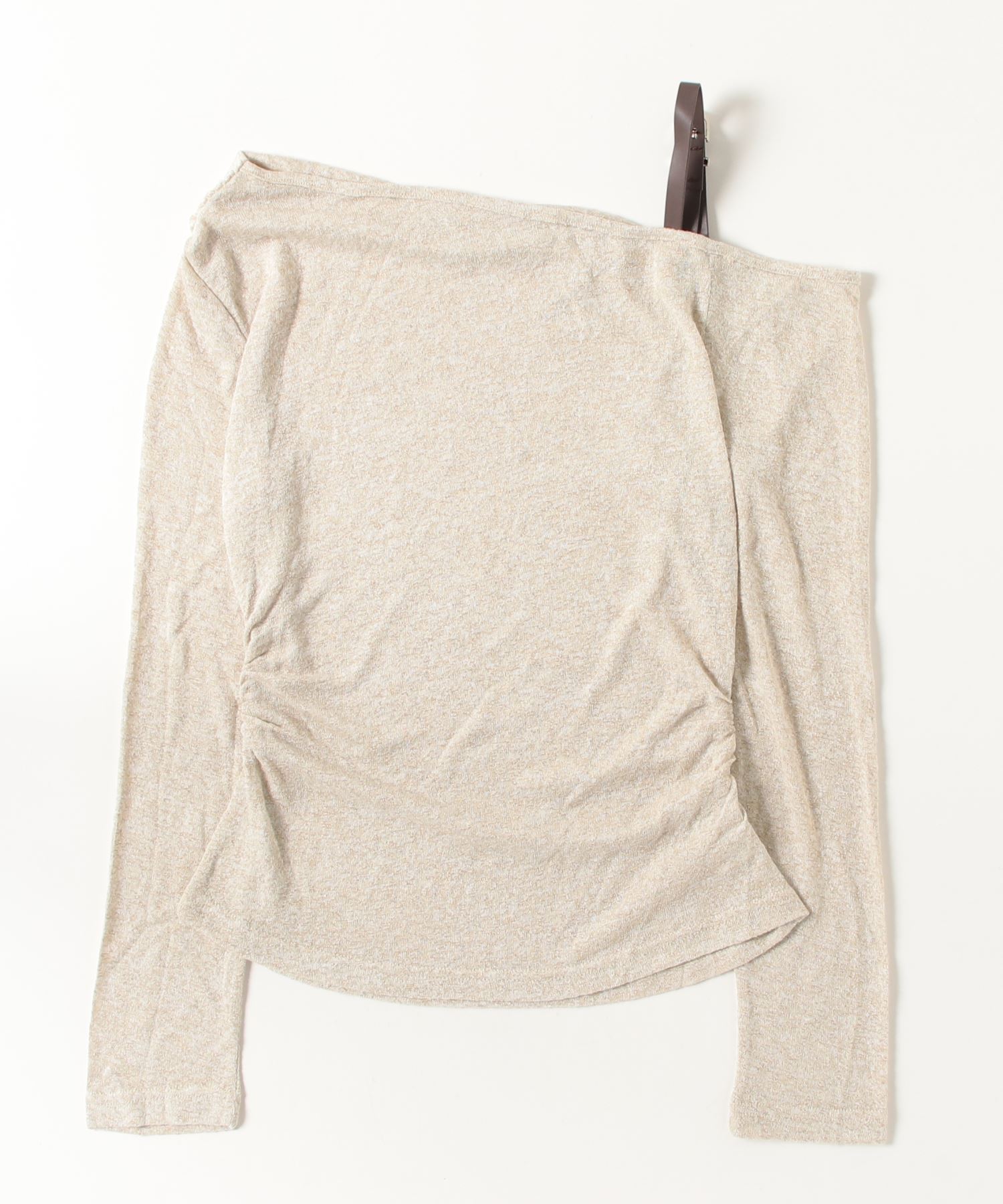 A'GEM/9 × .kom 『.KOM/ドットケーオーエム』 Belted Off-Shoulder