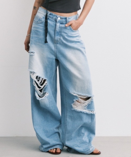 ★GLOWNY★G CONTRAST SWEATPANTS (NAVY)★正規品/韓国直送料込 G CONTRAST SWEATPANTS (NAVY) - GLOWNY