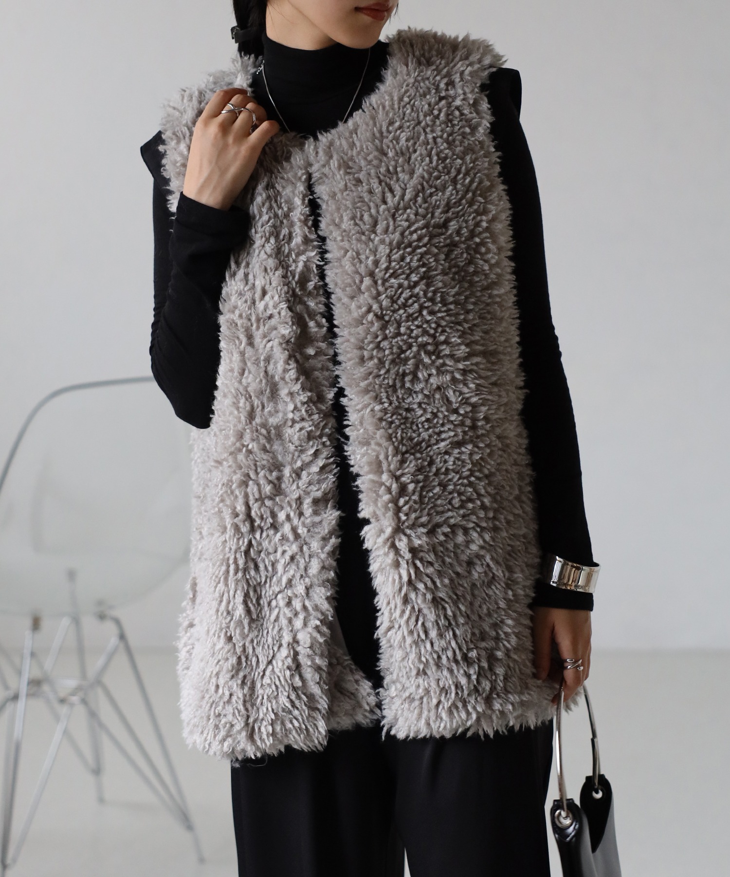 model：H158 着用サイズ：M