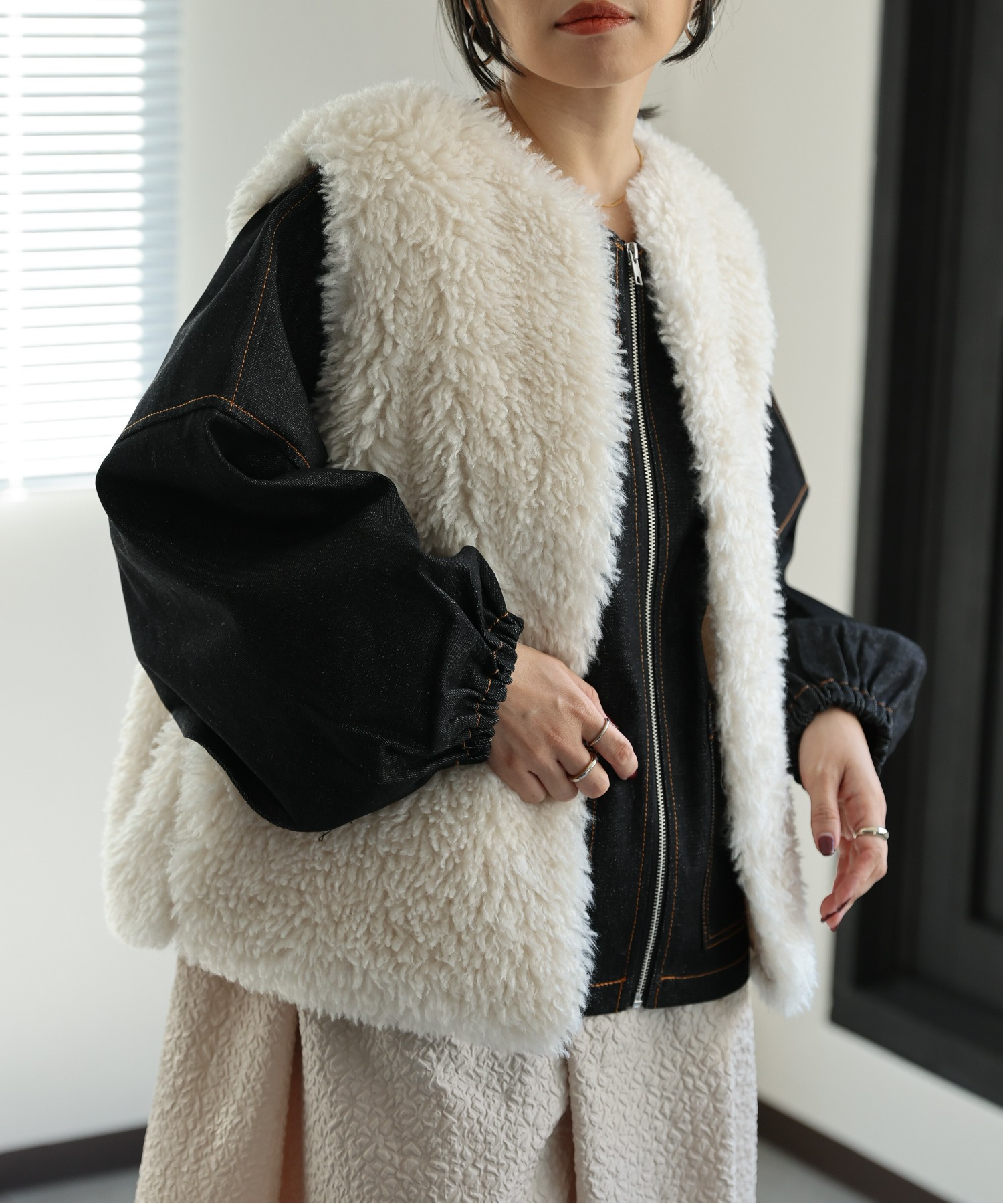 model:162㎝　着用サイズ:FREE