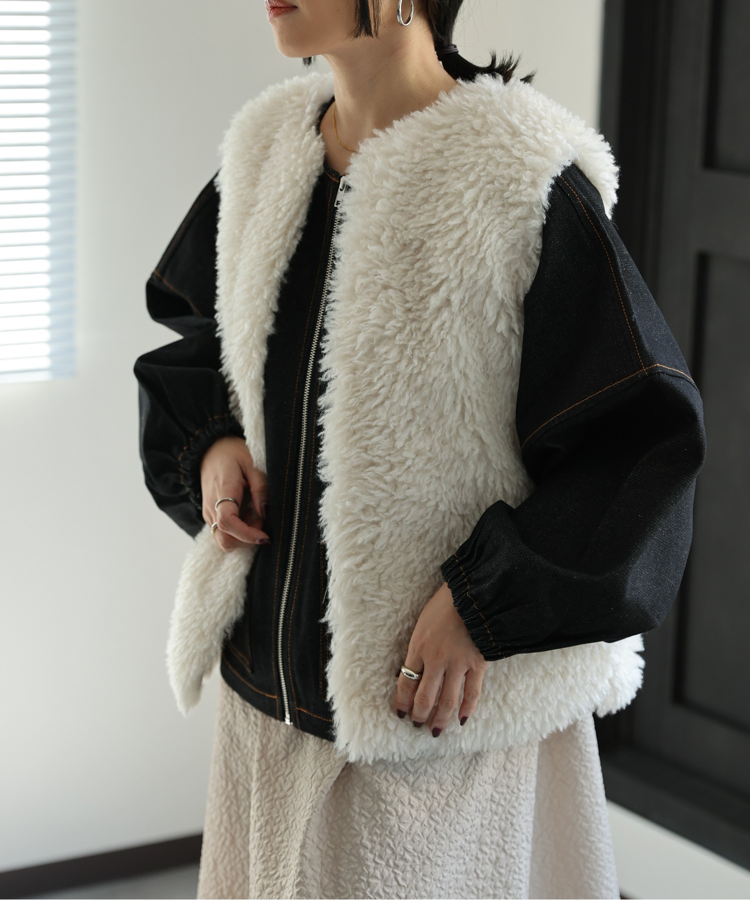 model:162㎝　着用サイズ:FREE