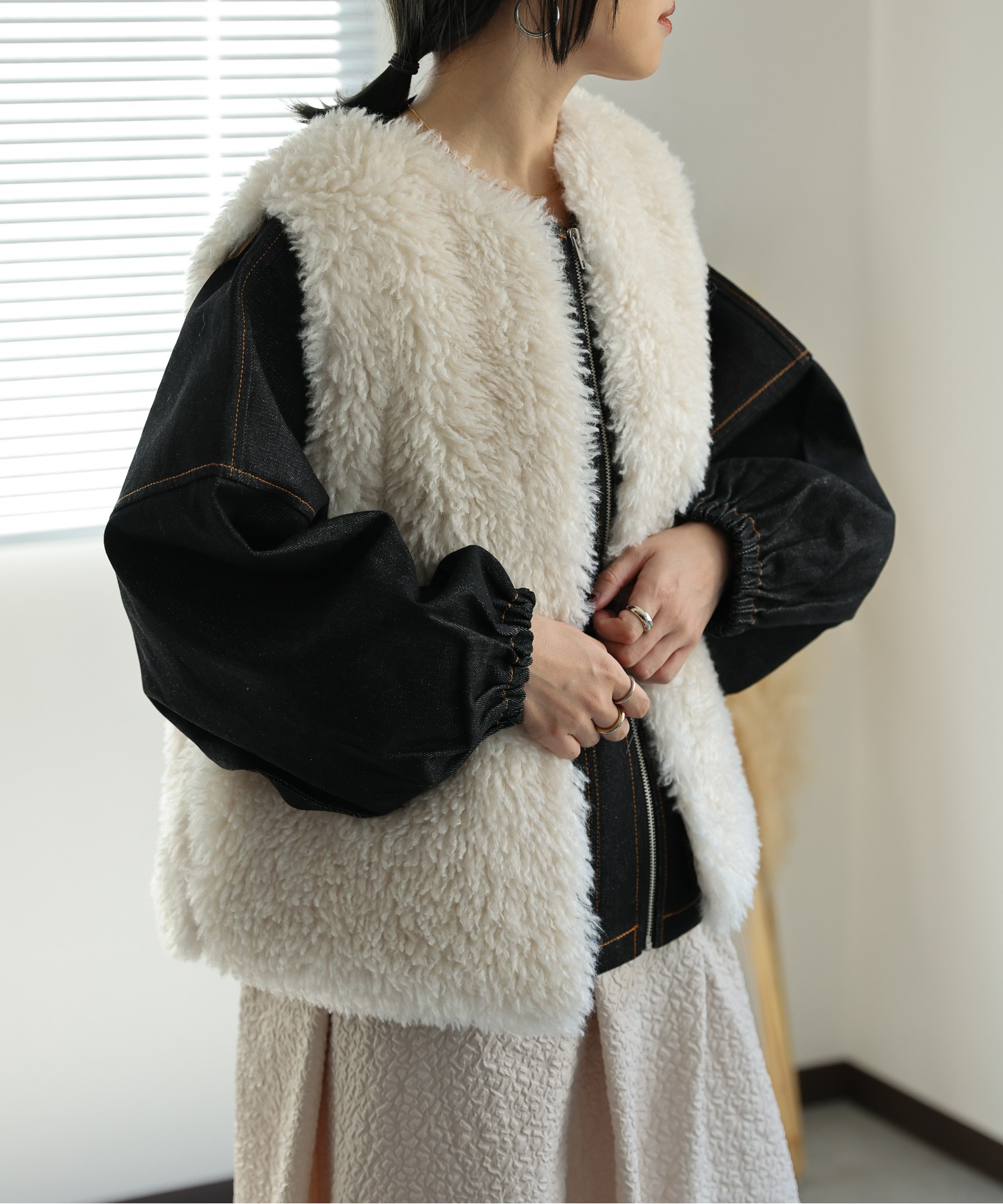 model:162㎝　着用サイズ:FREE