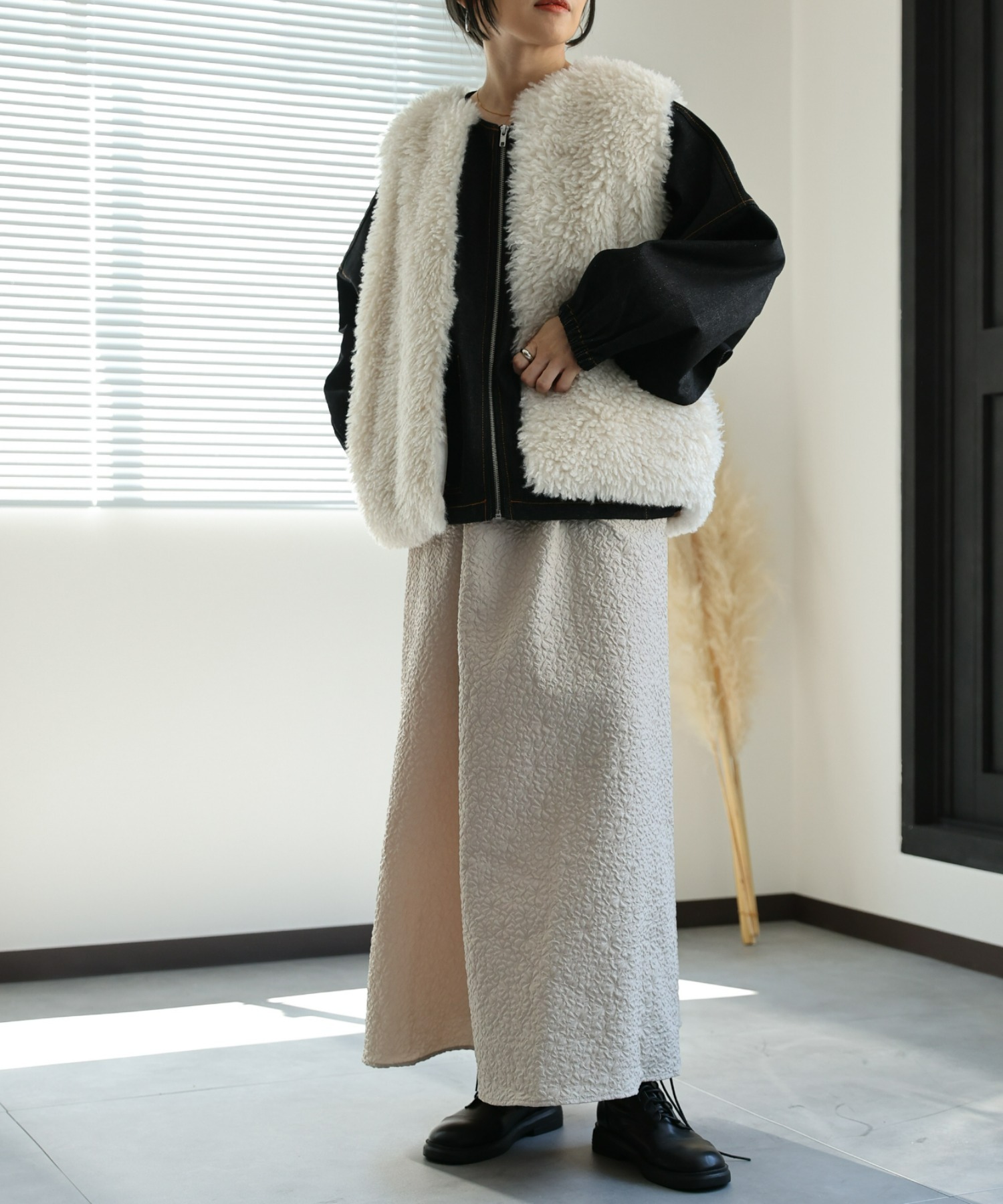 model:162㎝　着用サイズ:FREE