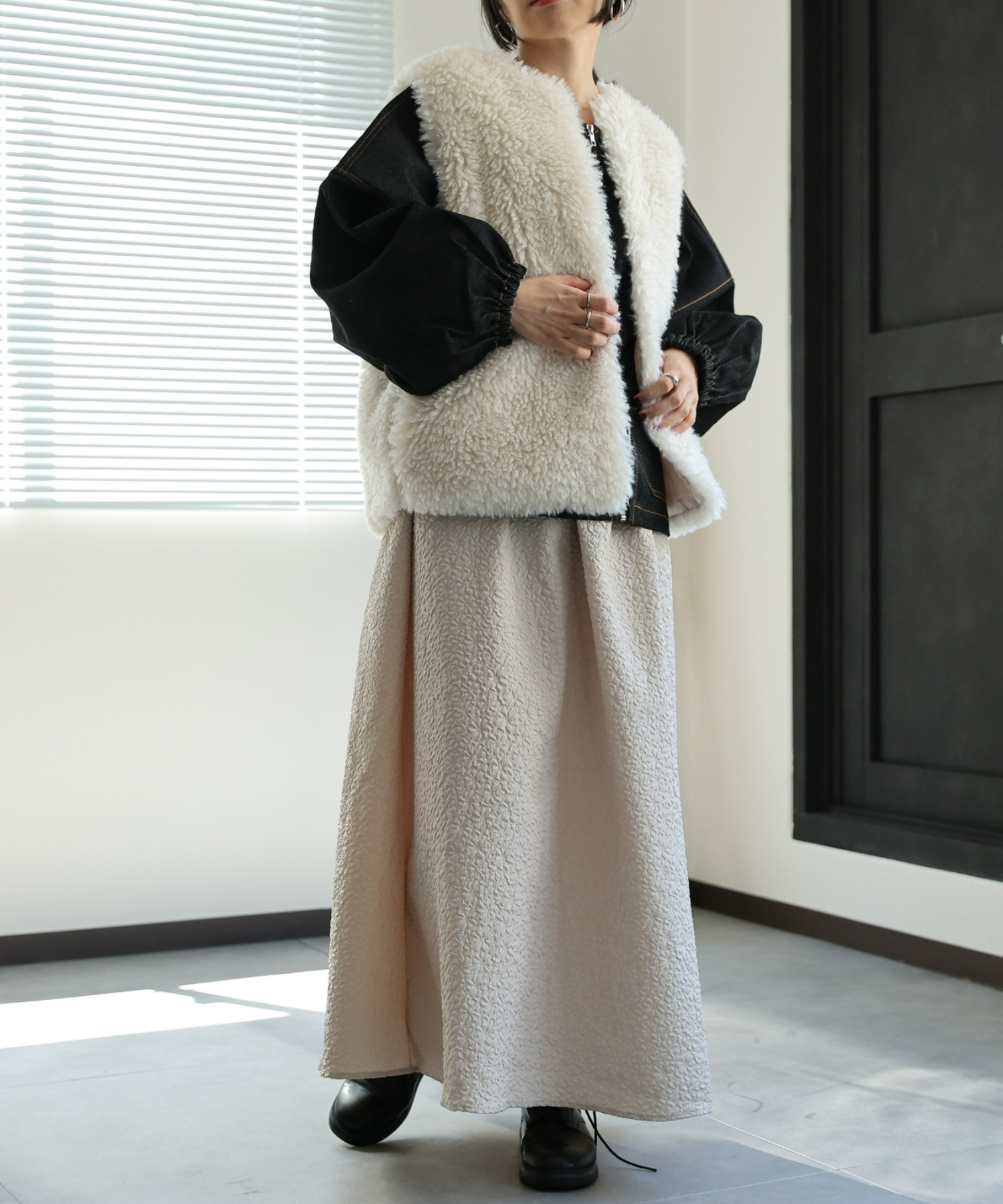 model:162㎝　着用サイズ:FREE