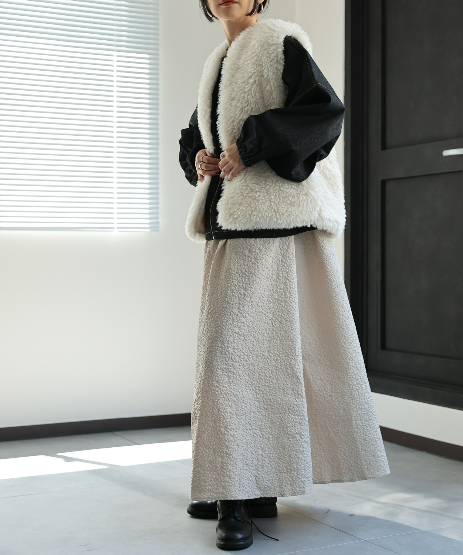 model:162㎝　着用サイズ:FREE