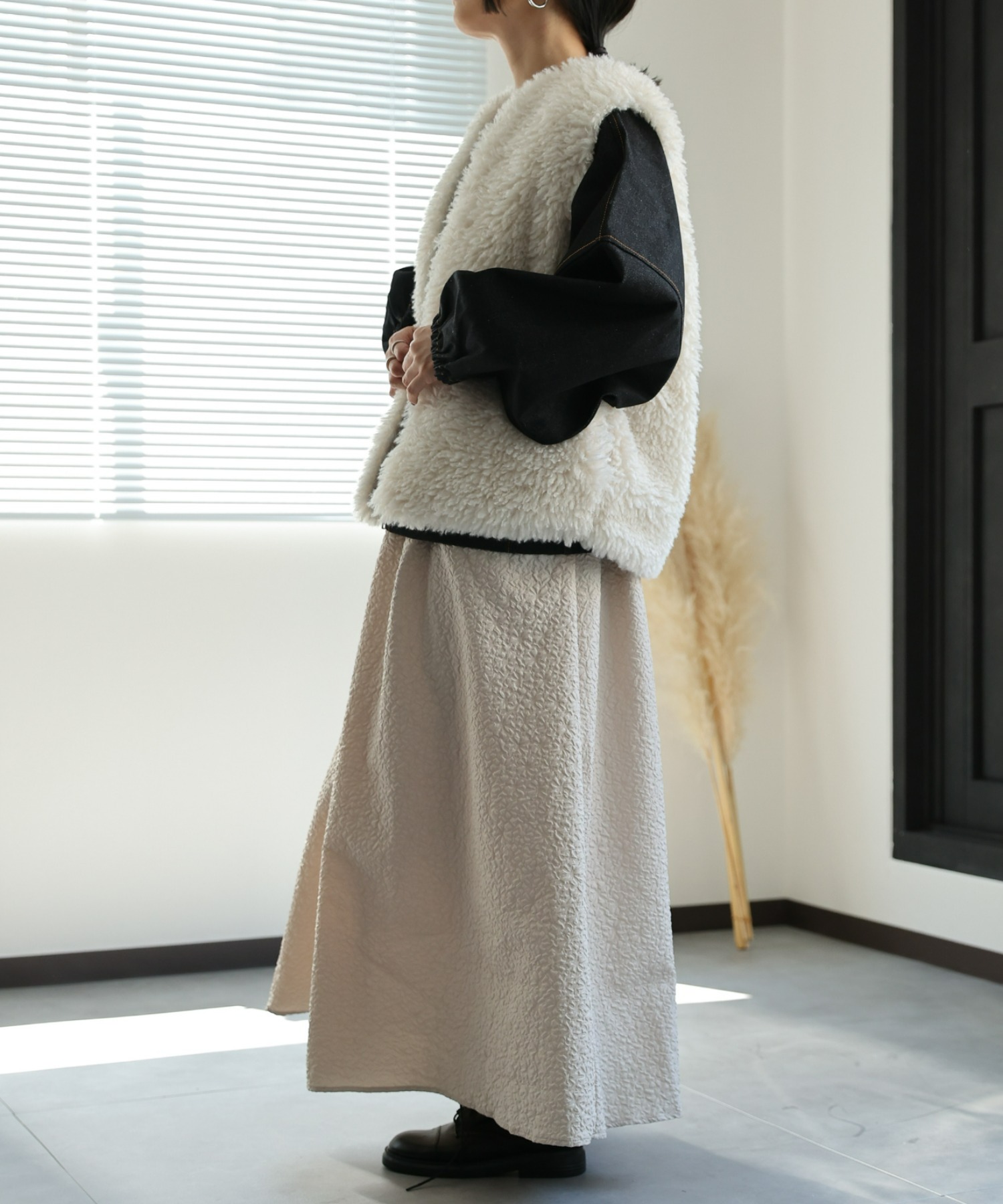 model:162㎝　着用サイズ:FREE