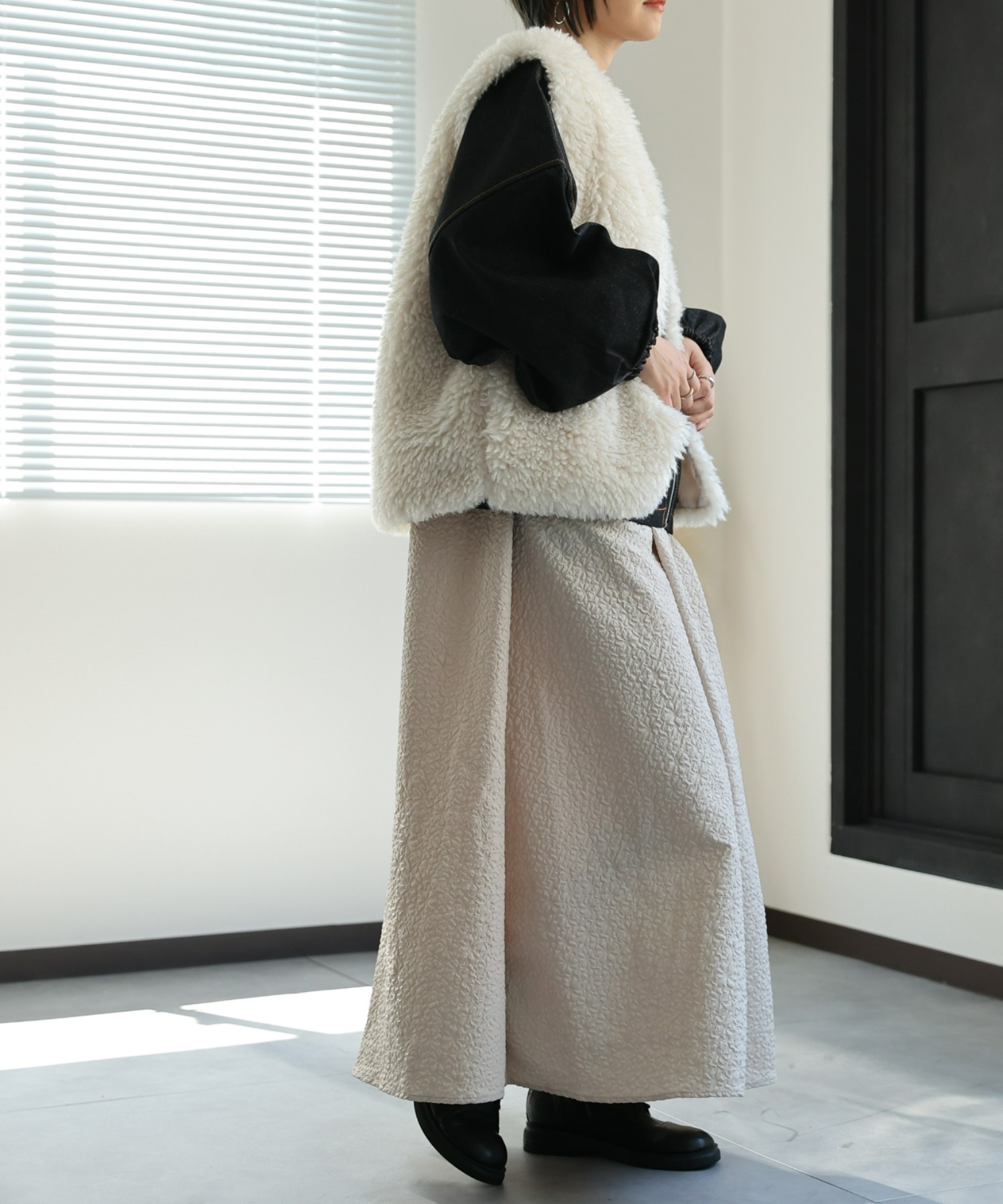 model:162㎝　着用サイズ:FREE