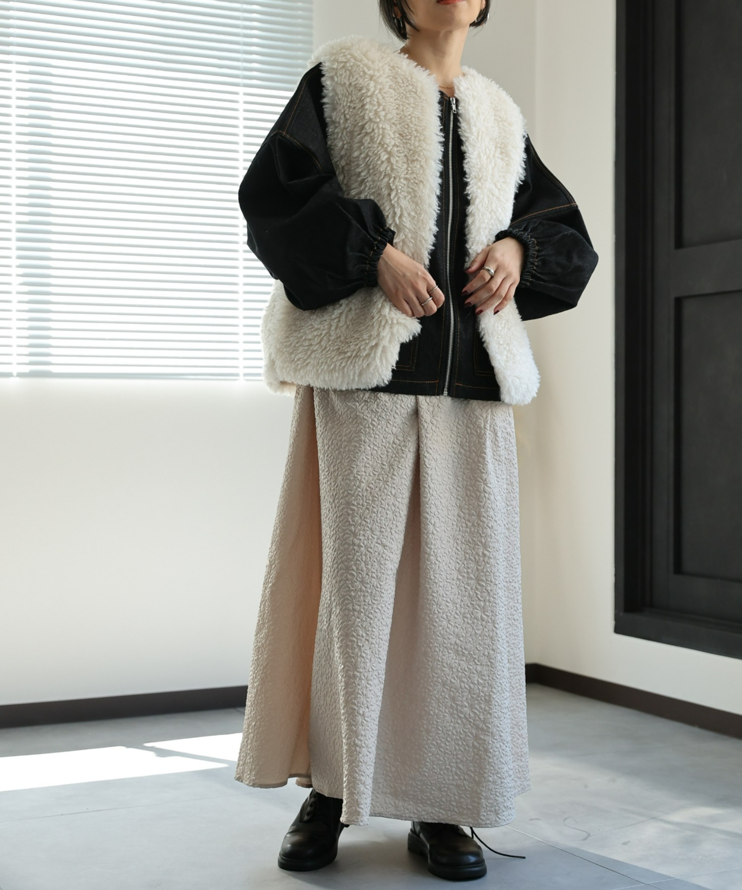 model:162㎝　着用サイズ:FREE