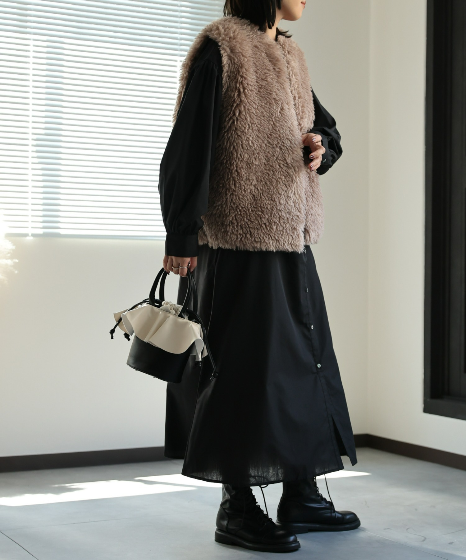 model:162㎝　着用サイズ:FREE