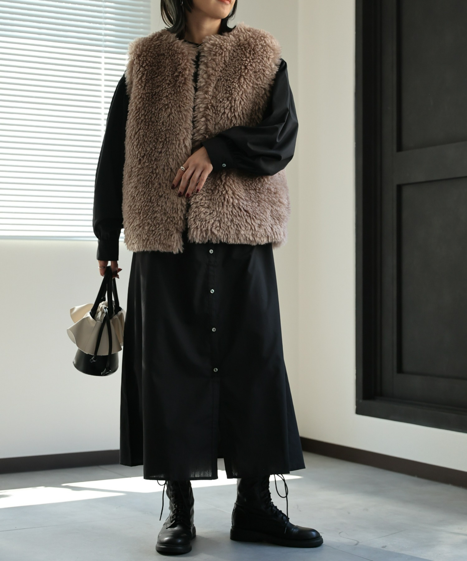 model:162㎝　着用サイズ:FREE