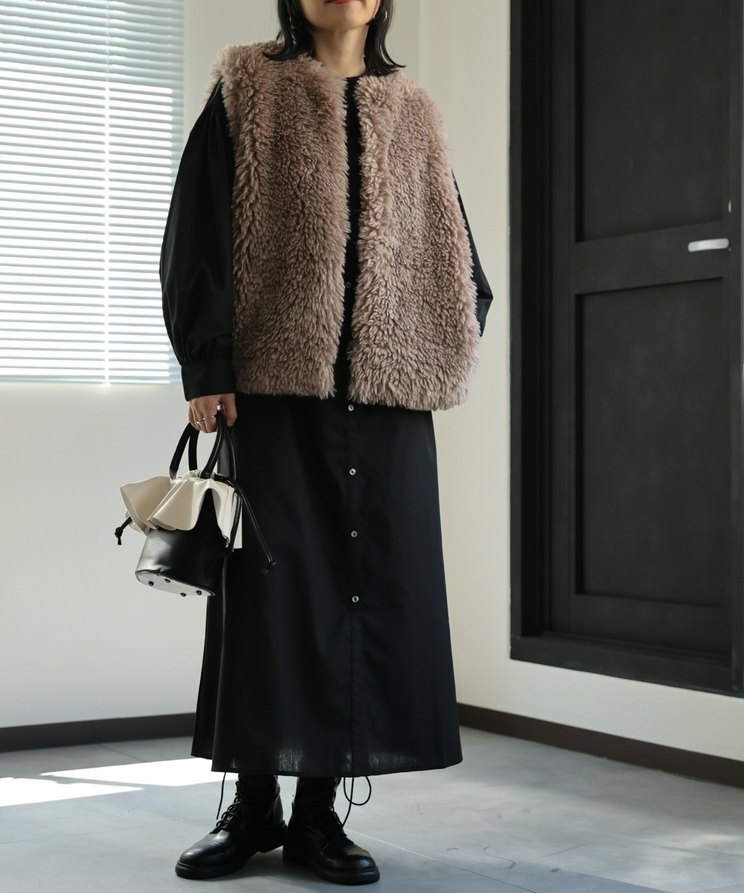 model:162㎝　着用サイズ:FREE