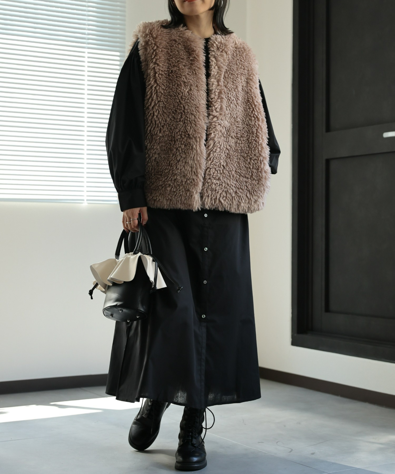 model:162㎝　着用サイズ:FREE