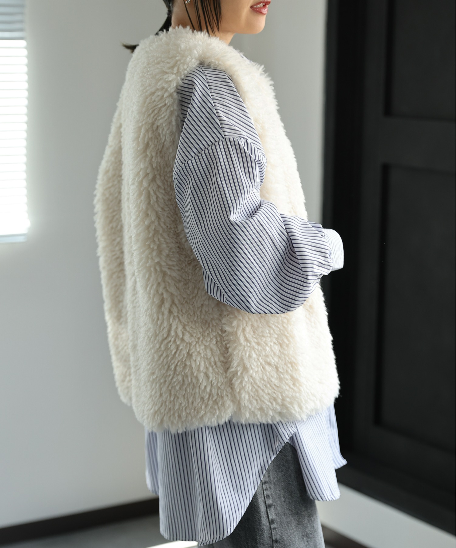 model:162㎝　着用サイズ:FREE