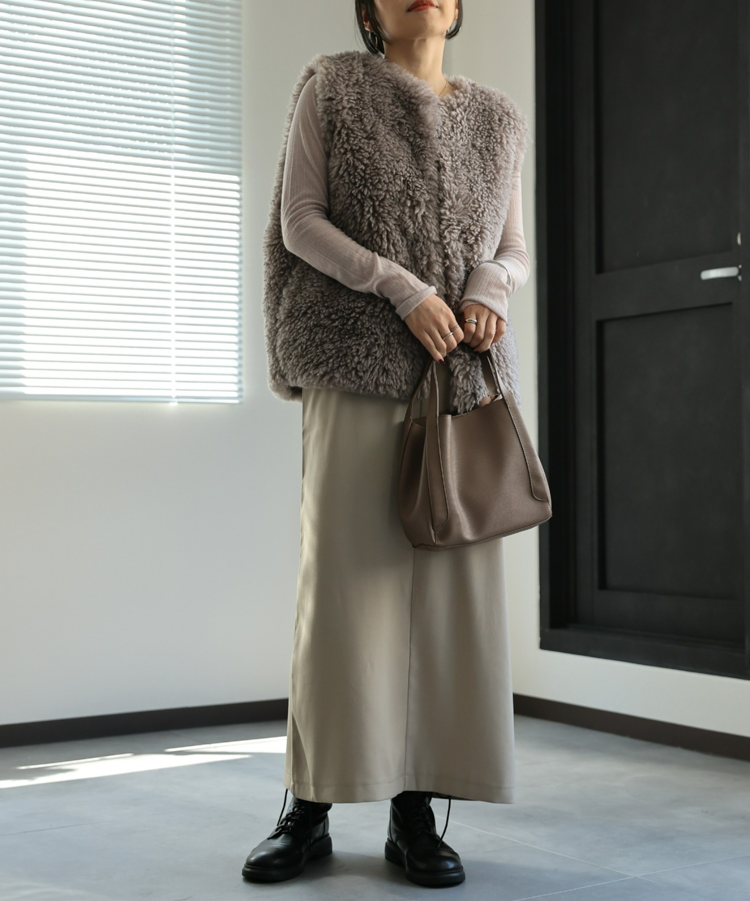 model:162㎝　着用サイズ:FREE