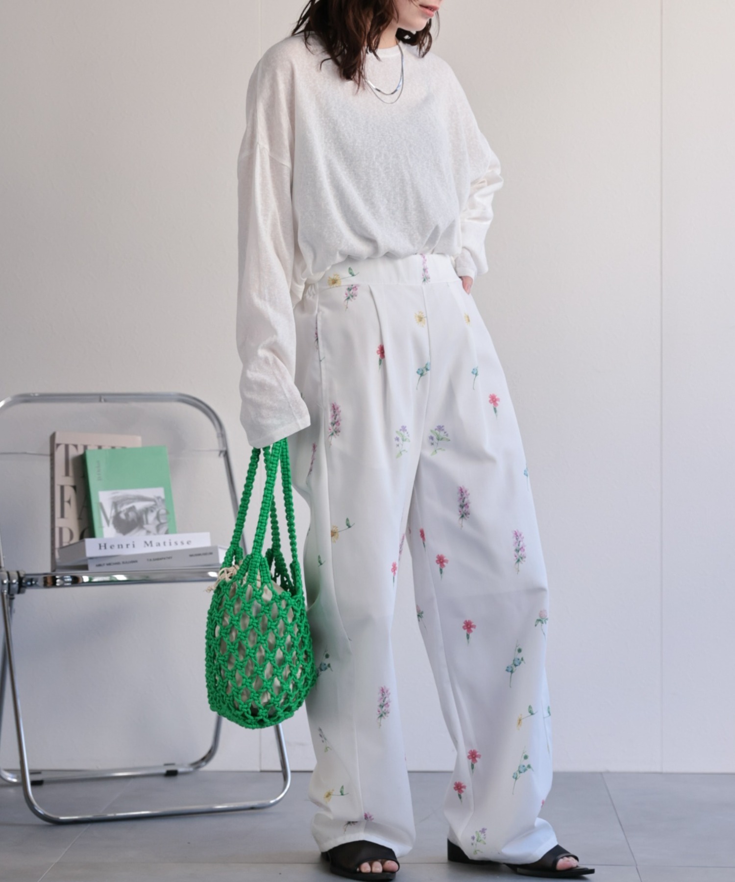 model：156cm 着用サイズ：FREE
