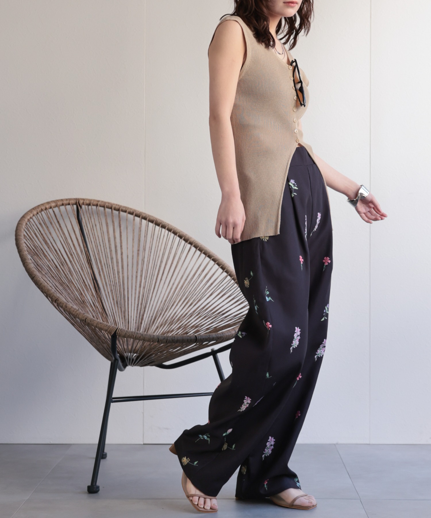 model：156cm 着用サイズ：FREE