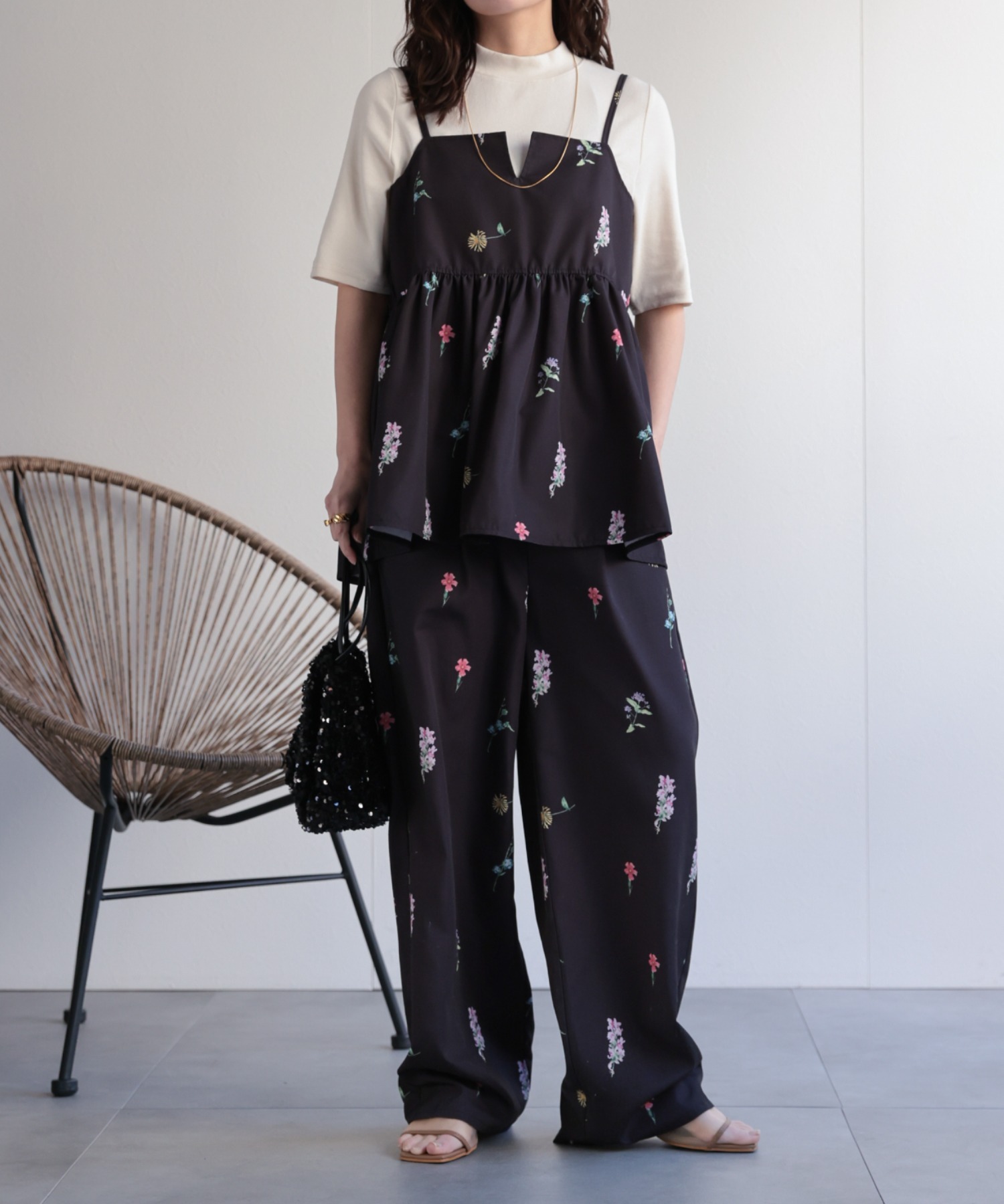 model：156cm 着用サイズ：FREE