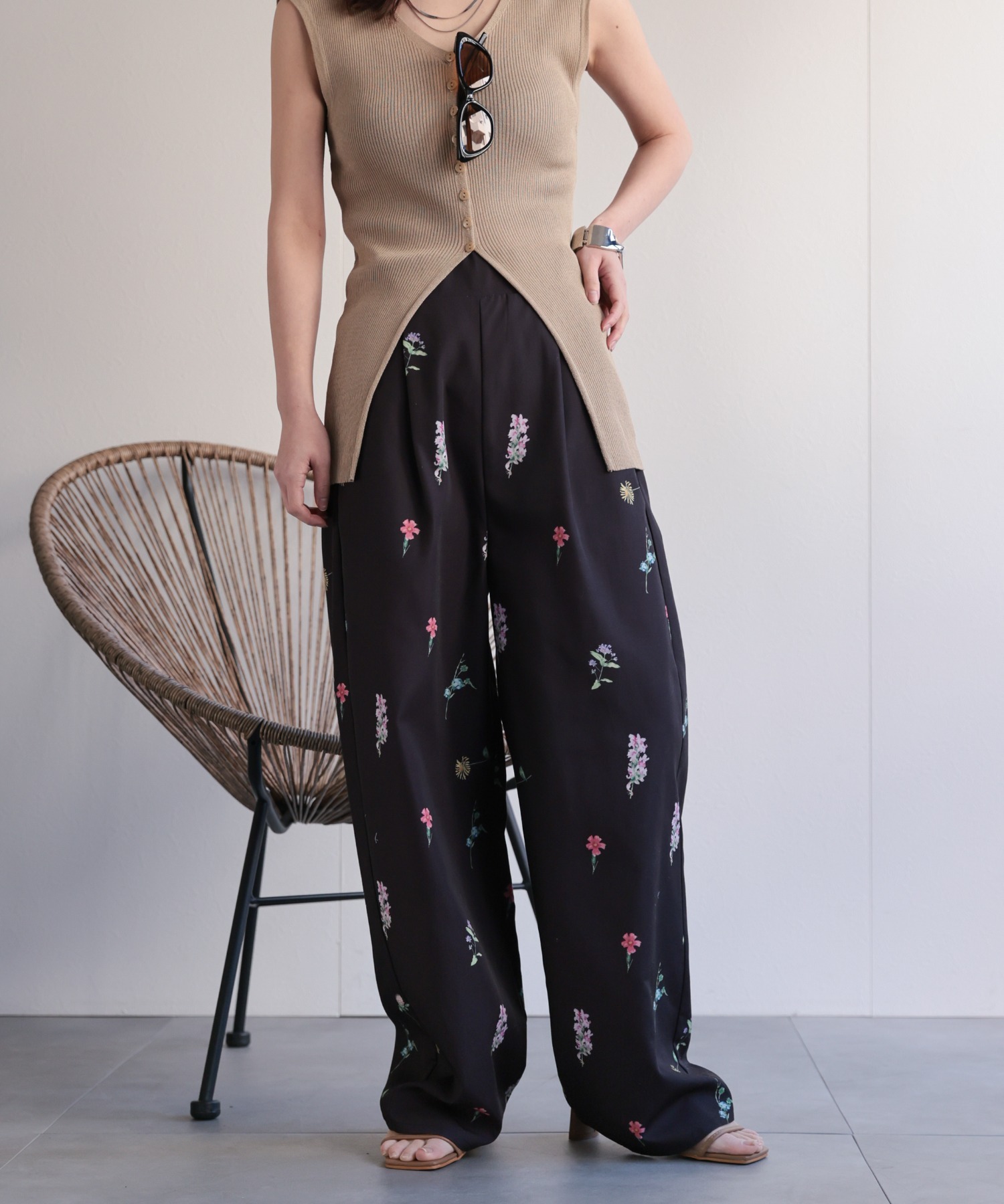 model：156cm 着用サイズ：FREE