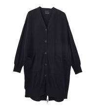 HYSTERIC SPORTS LOGOツイル×ニット カーディガン