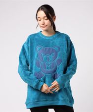 HYS BEAR刺繍 オーバーサイズスウェット