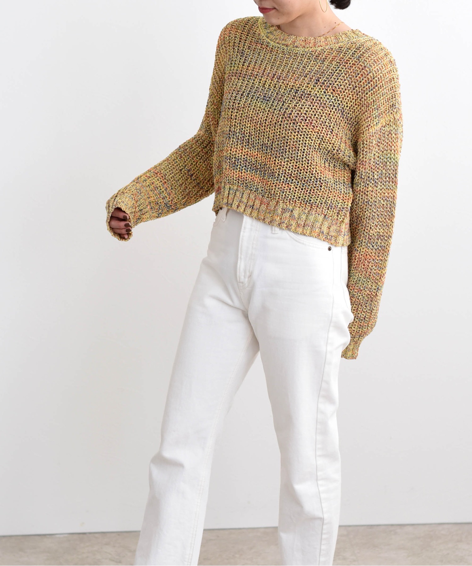 ミックスカラーニットトップス Lhelbie Eimee Law Lhelbie 公式オンラインストア