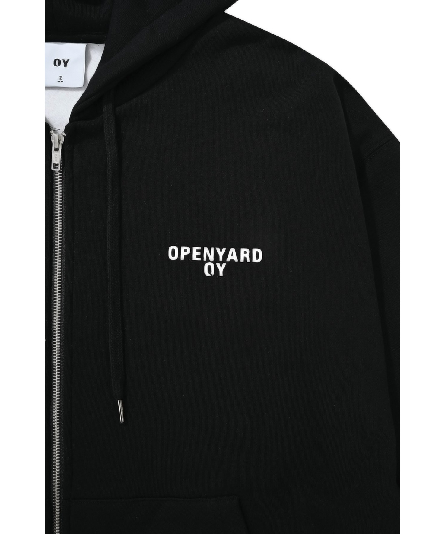 OY/オーワイ』BACK FILM HOODIE ZIP UP/バックフィルム ジップアップ 