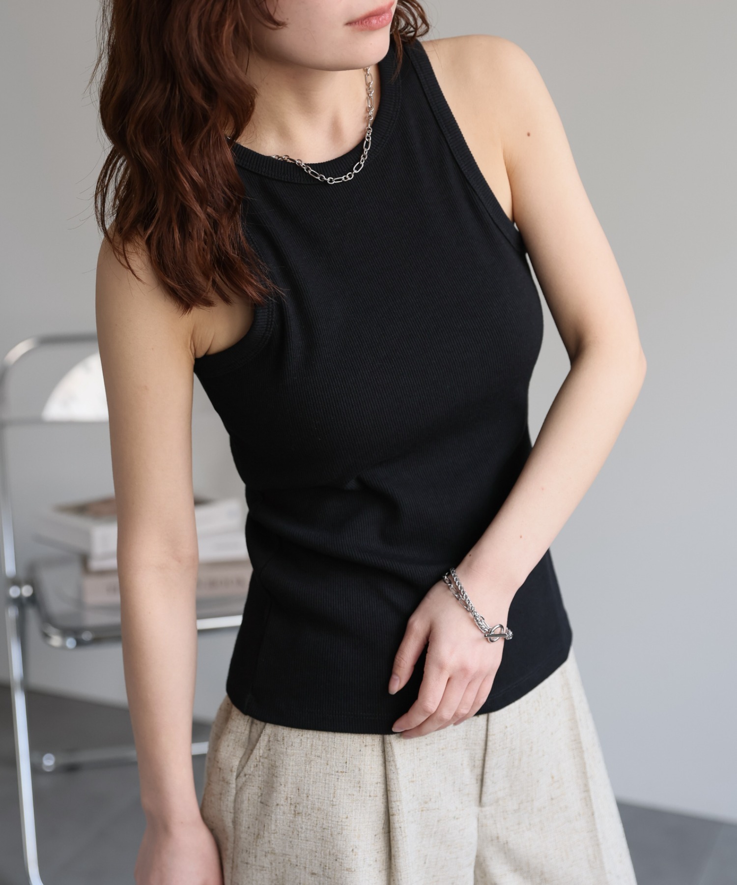 model：156cm 着用サイズ：FREE