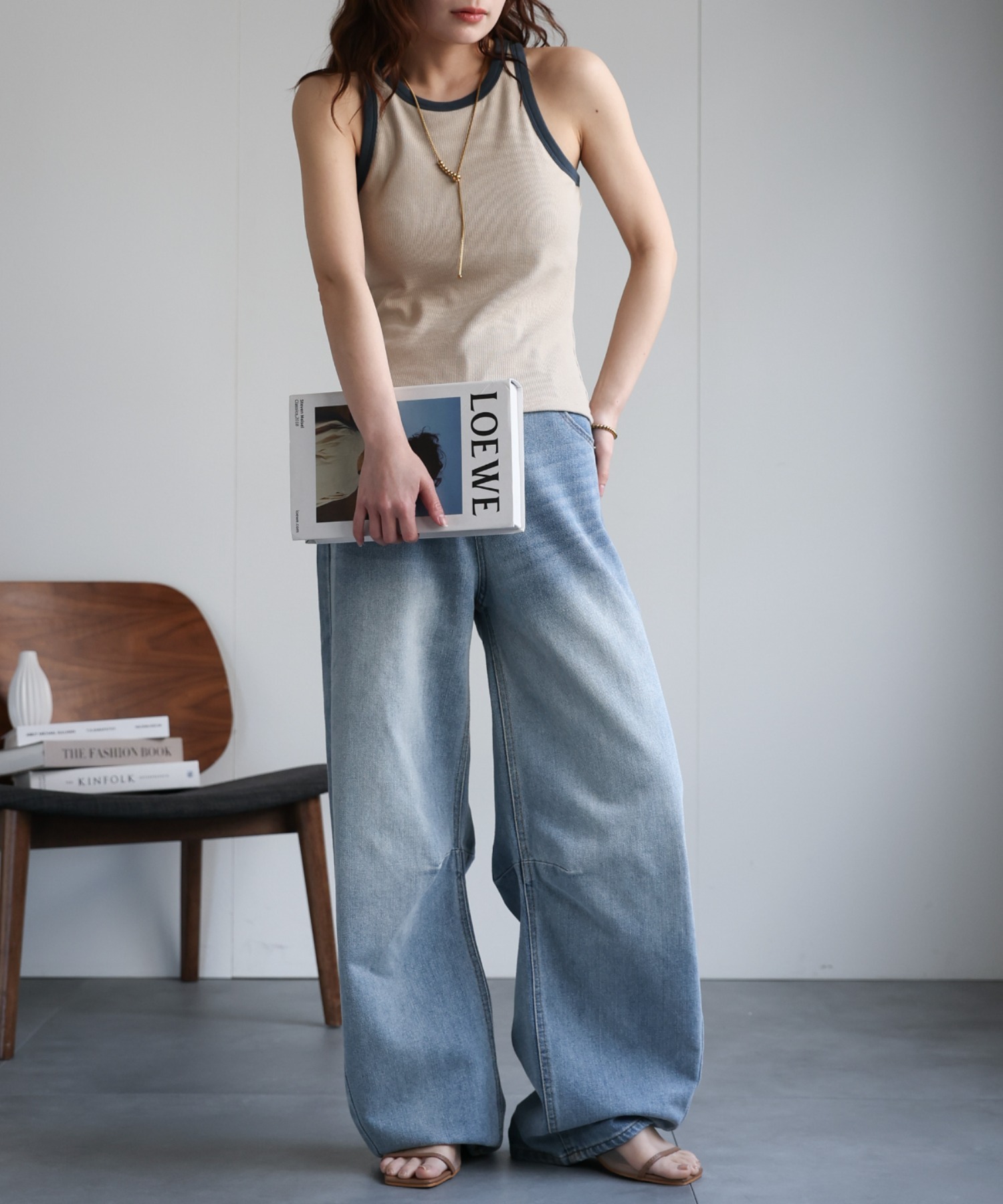 model：156cm 着用サイズ：FREE