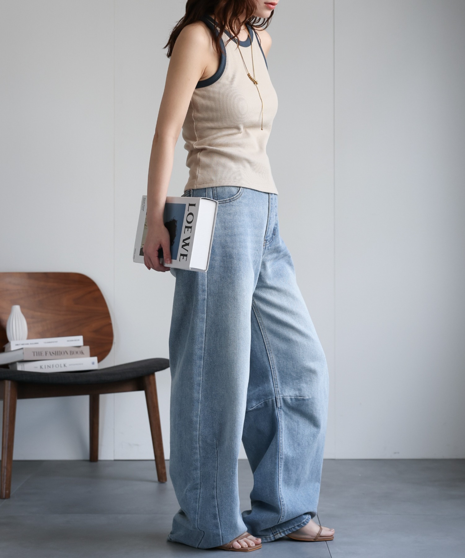 model：156cm 着用サイズ：FREE