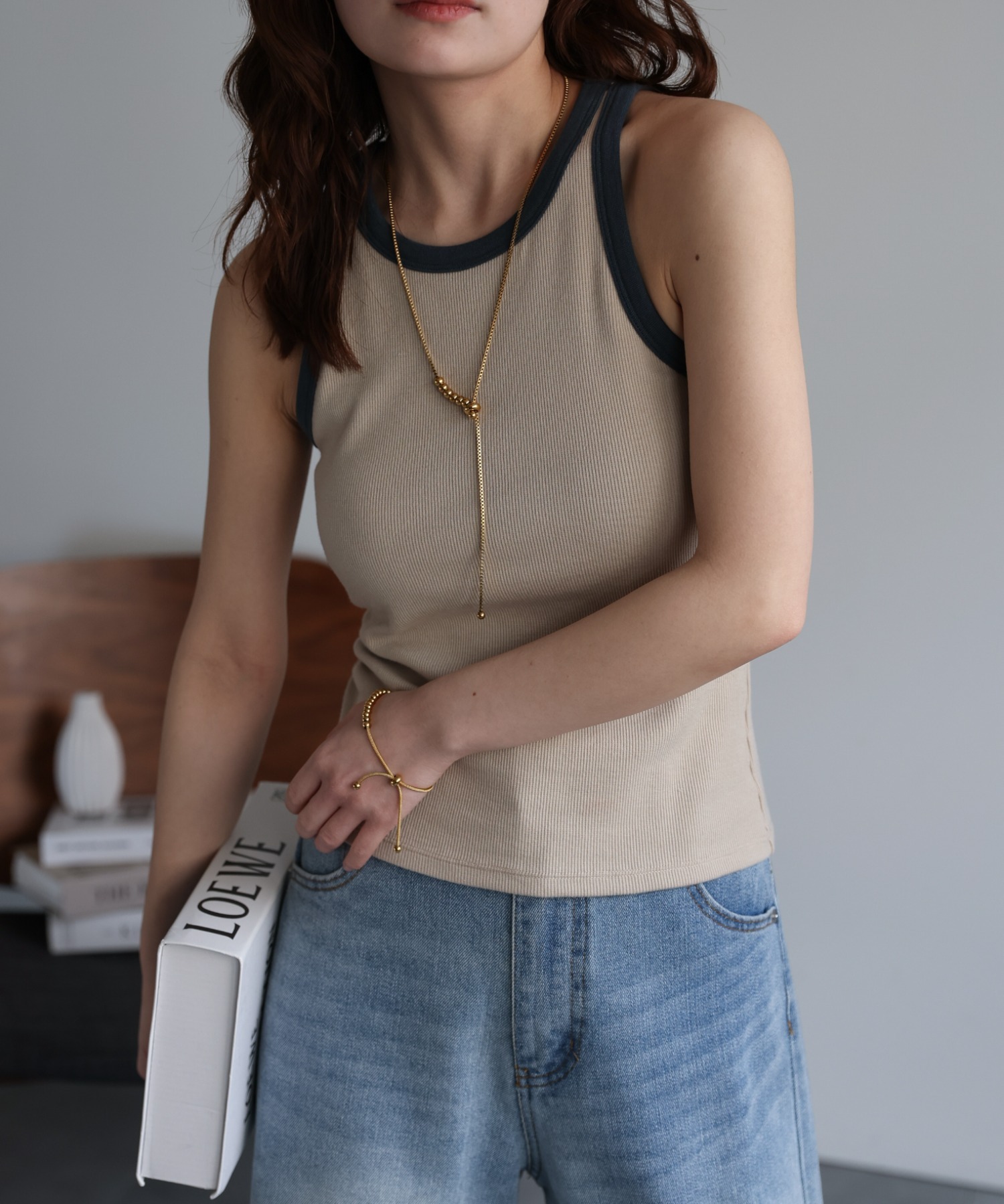 model：156cm 着用サイズ：FREE
