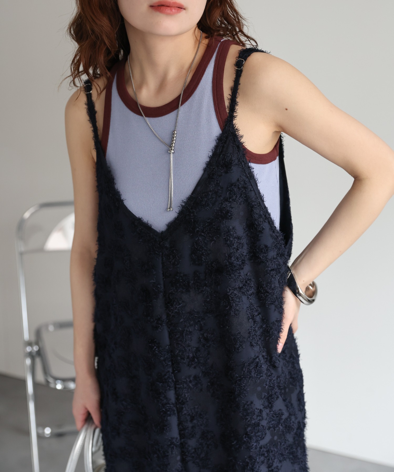 model：156cm 着用サイズ：FREE