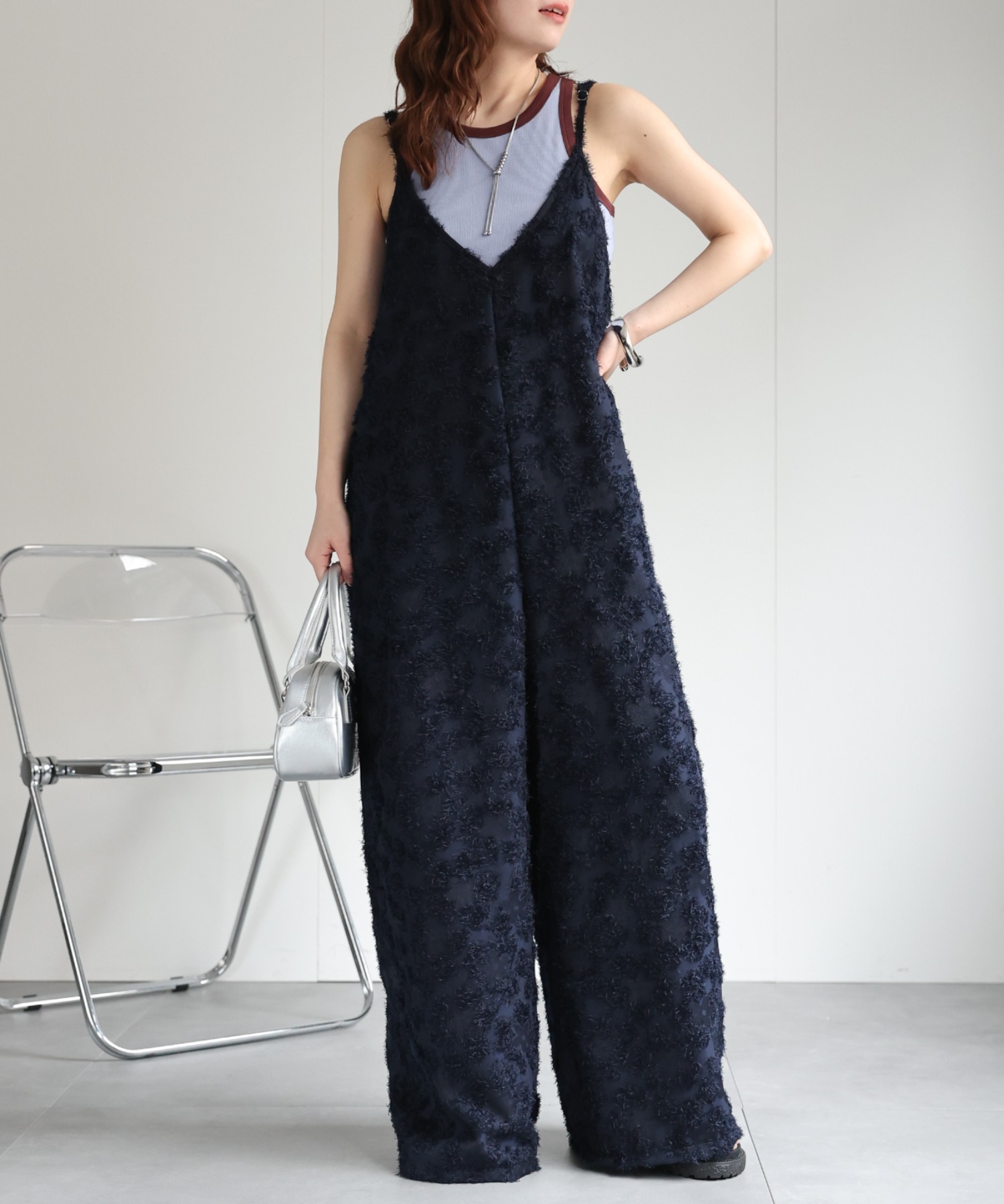 model：156cm 着用サイズ：FREE