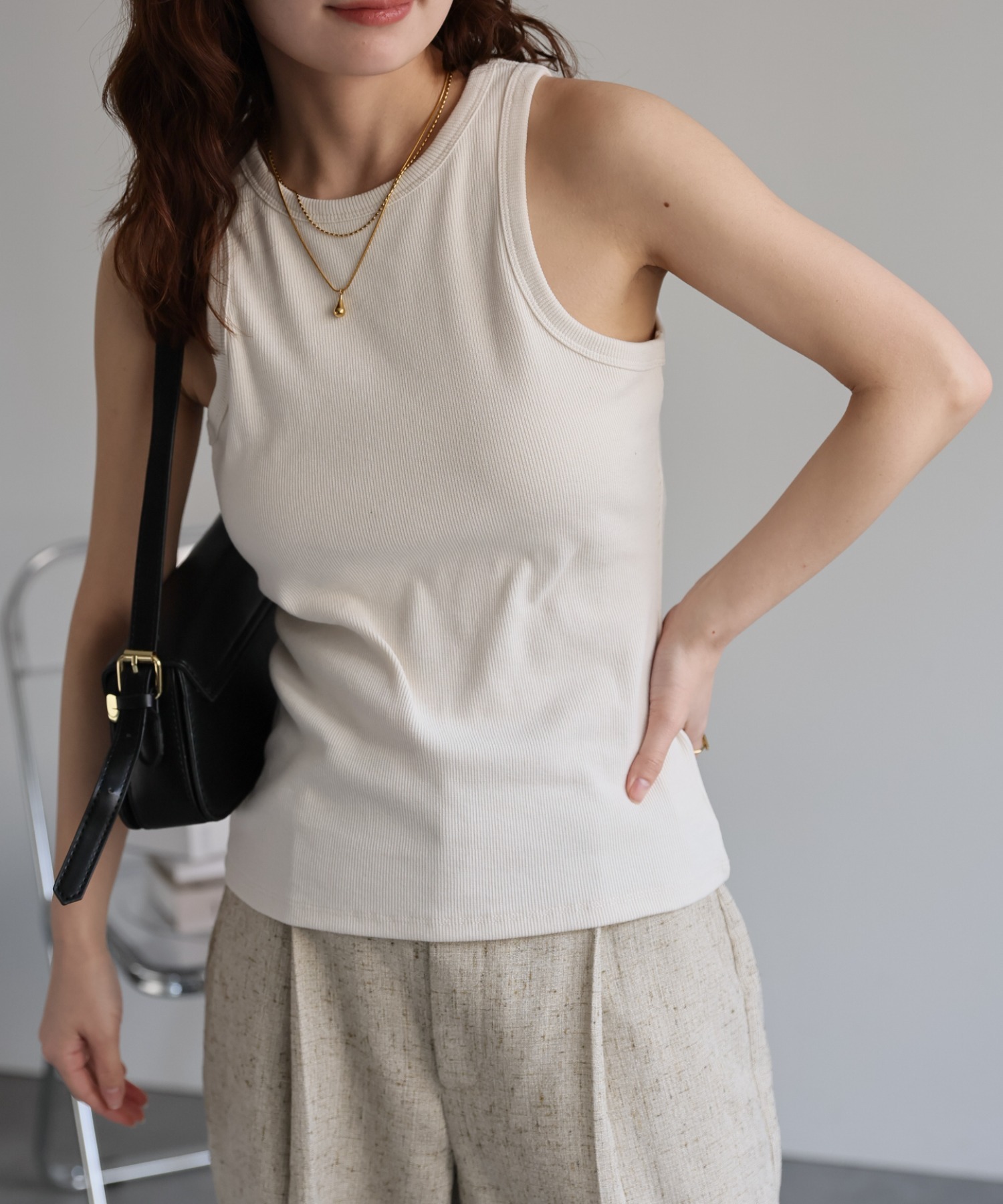 model：156cm 着用サイズ：FREE